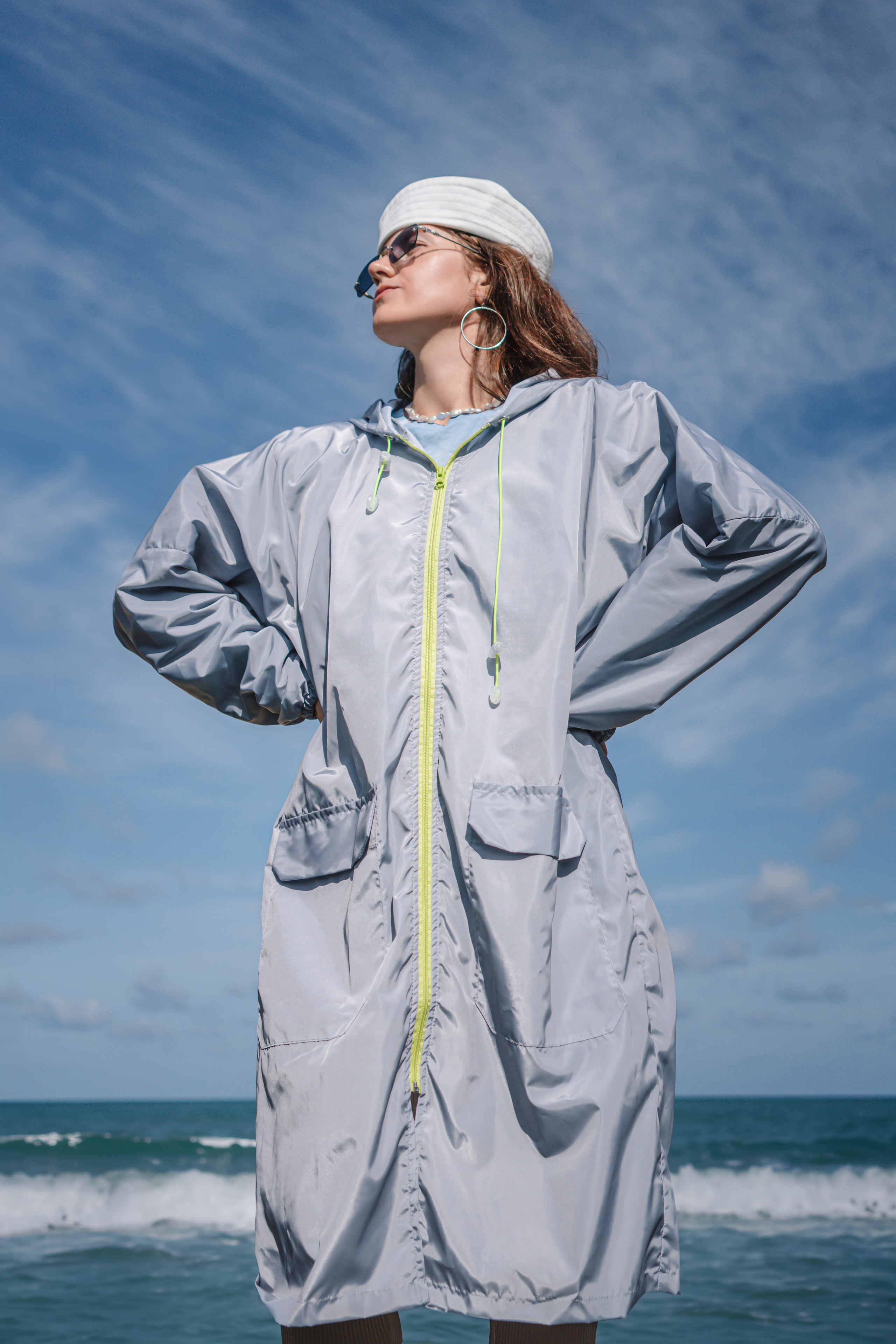 Лимитированная коллекция мерча S7 совместно с брендом Chuka. Дождевик