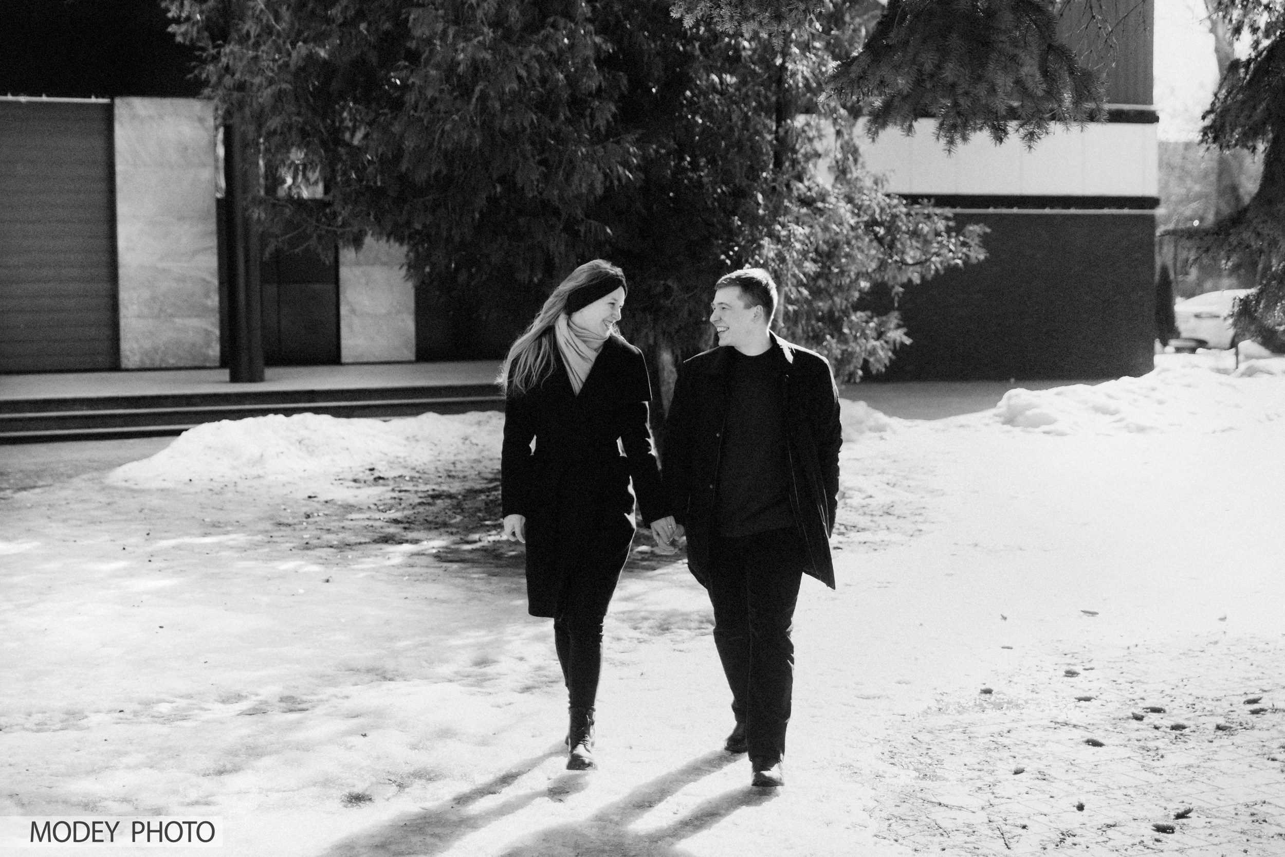 Прогулочная фотосессия Владимира и Кристины