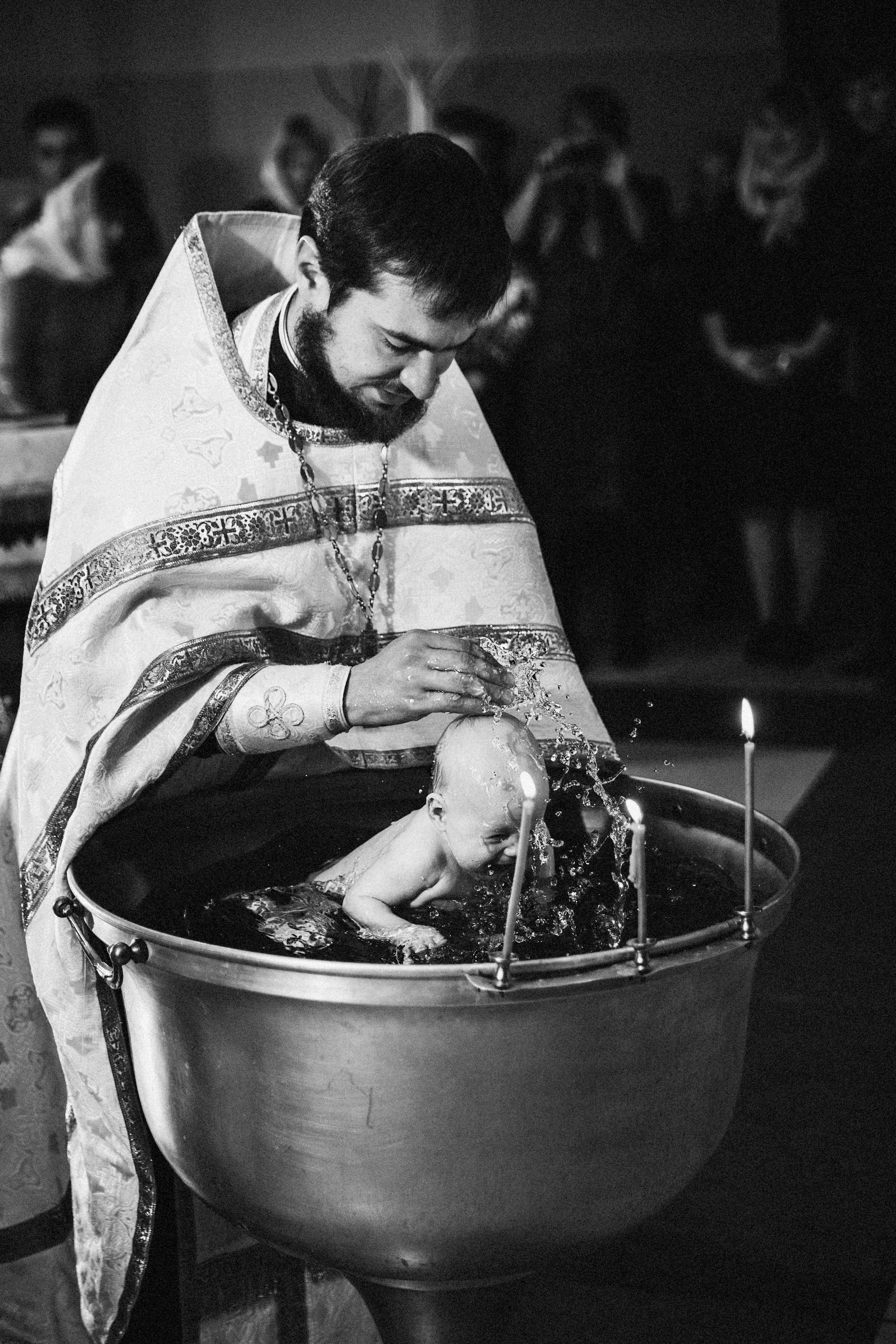 Фотосъемка церемонии крещения