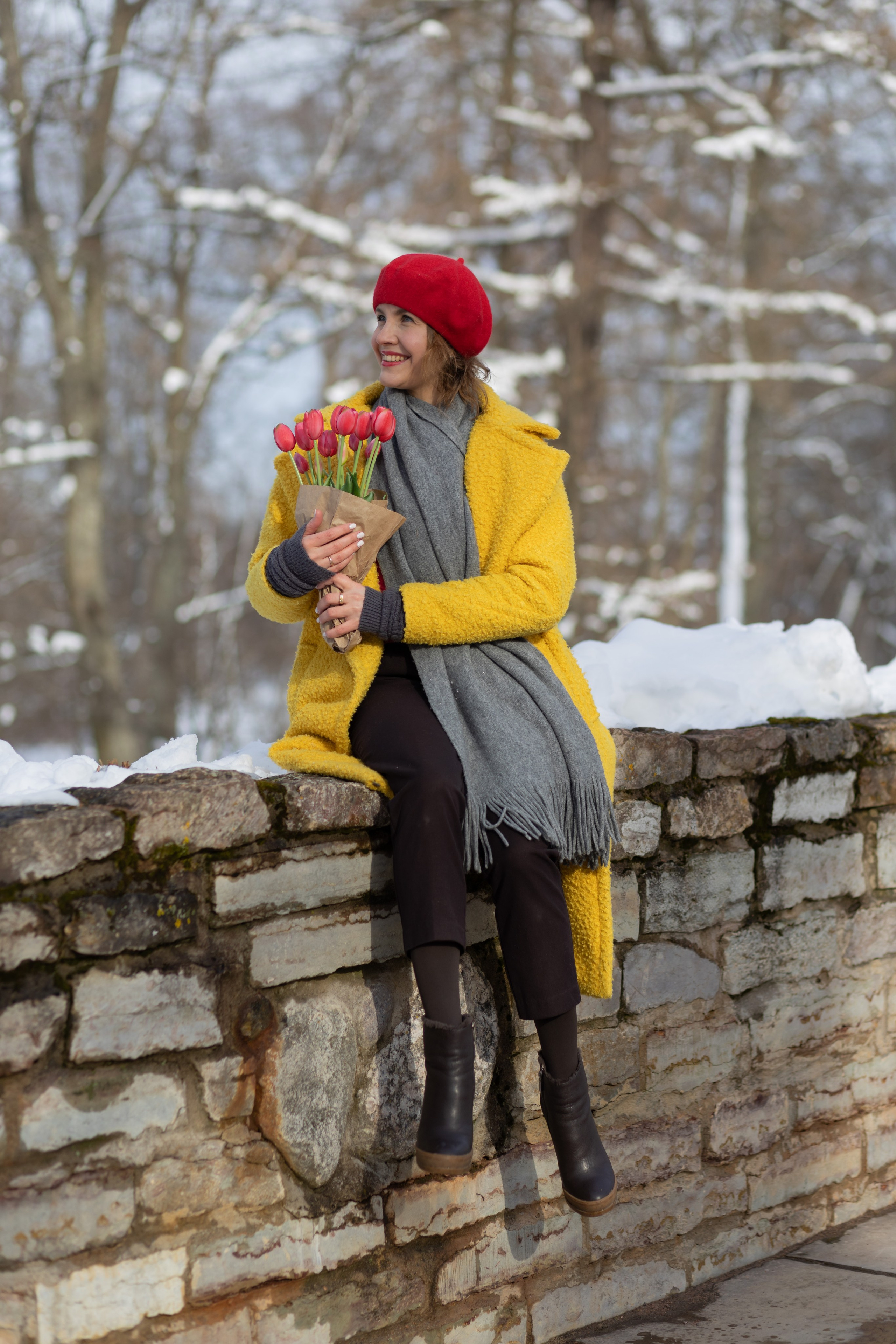 Зимняя индивидуальная фотосессия на улице