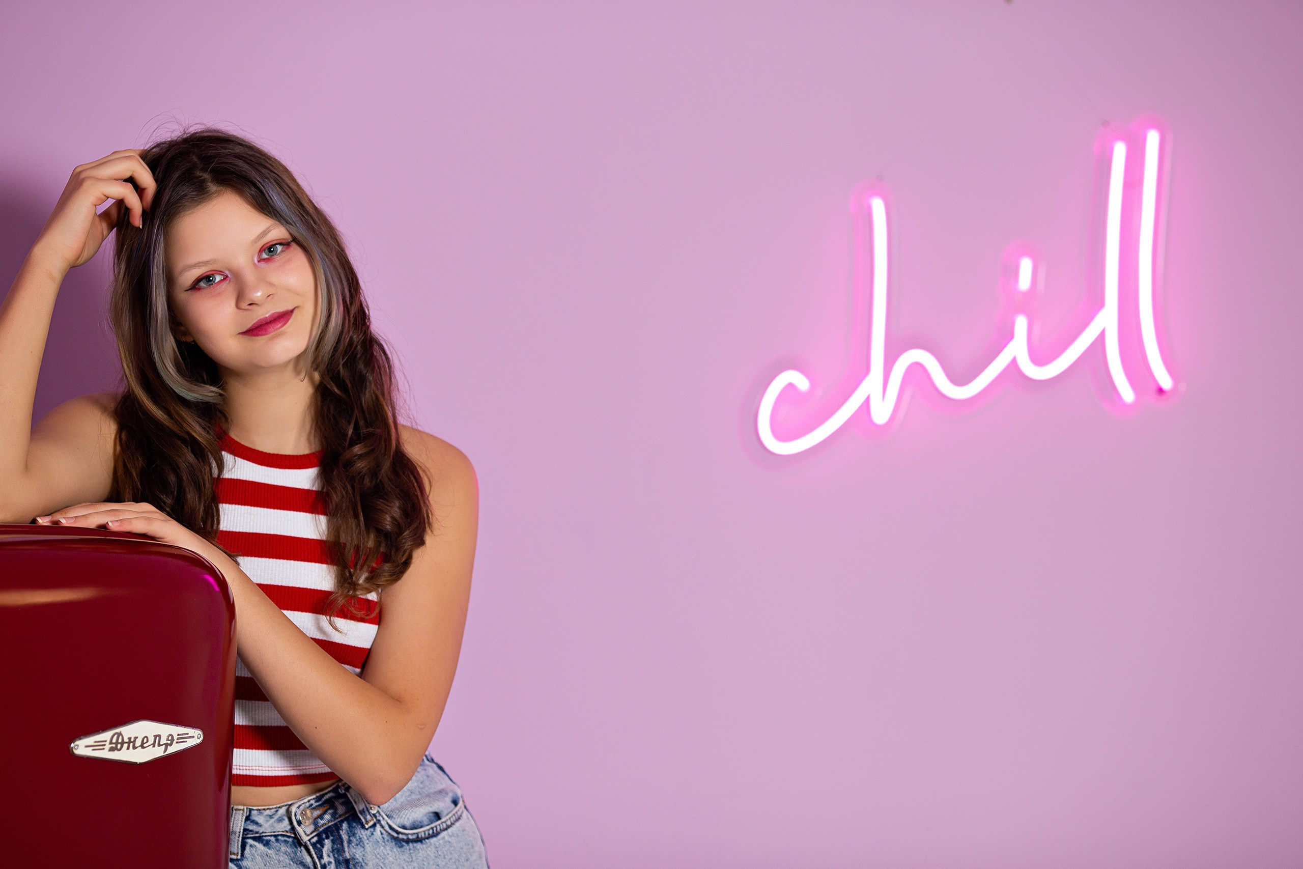 Студийная фотосессия для школьного выпускного альбома Жанна Бакунович