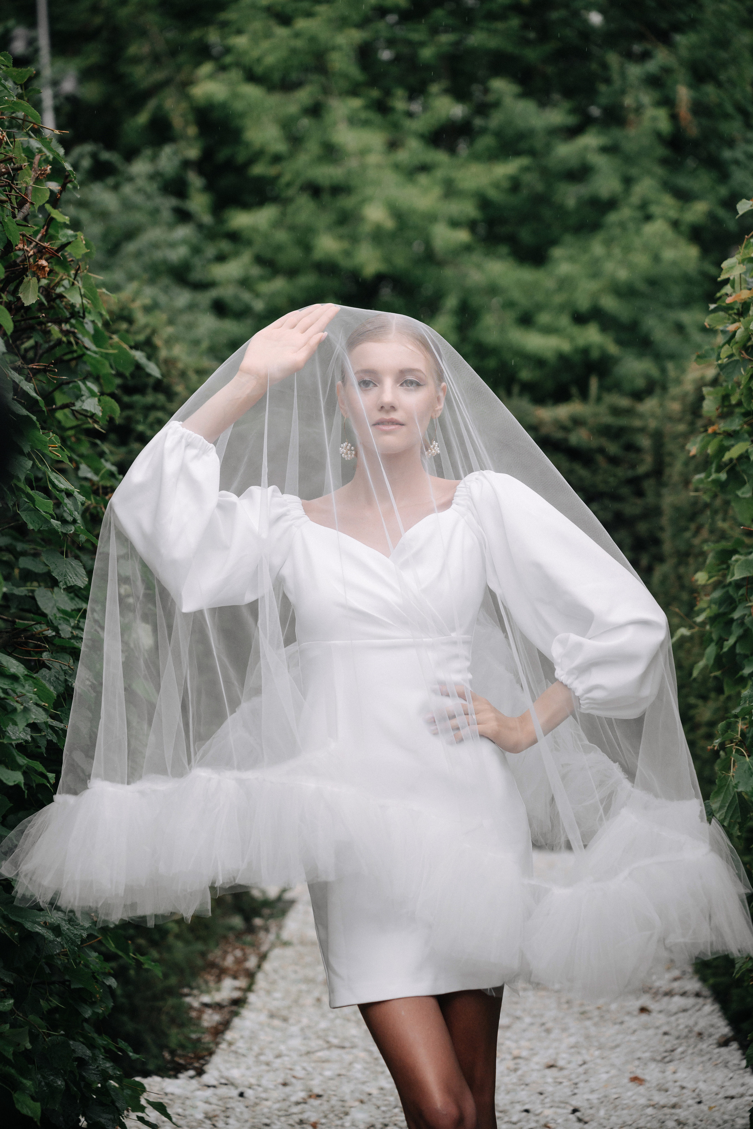 Свадебная фотосессия в лабиринте на ВДНХ