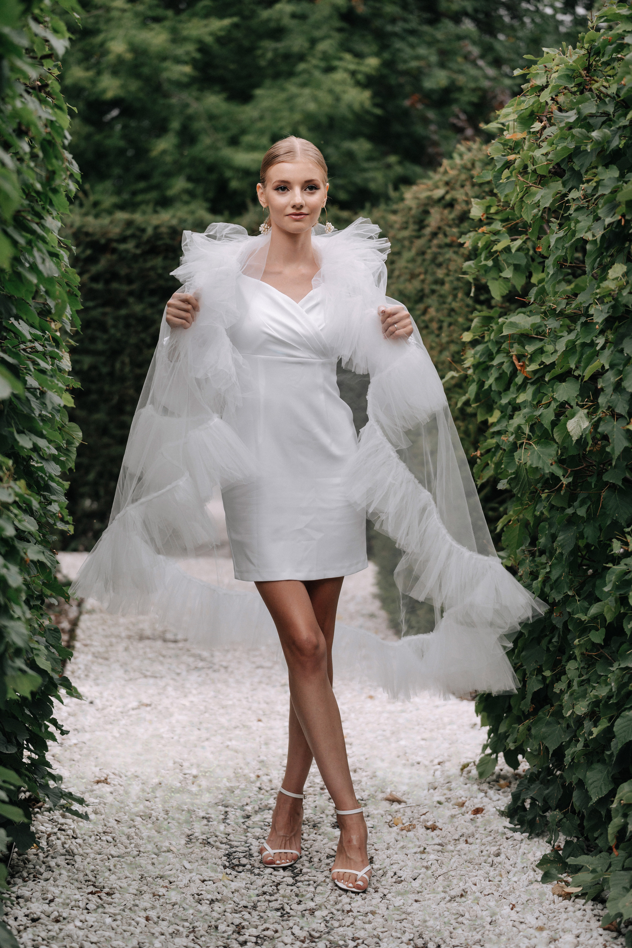 Свадебная фотосессия в лабиринте на ВДНХ