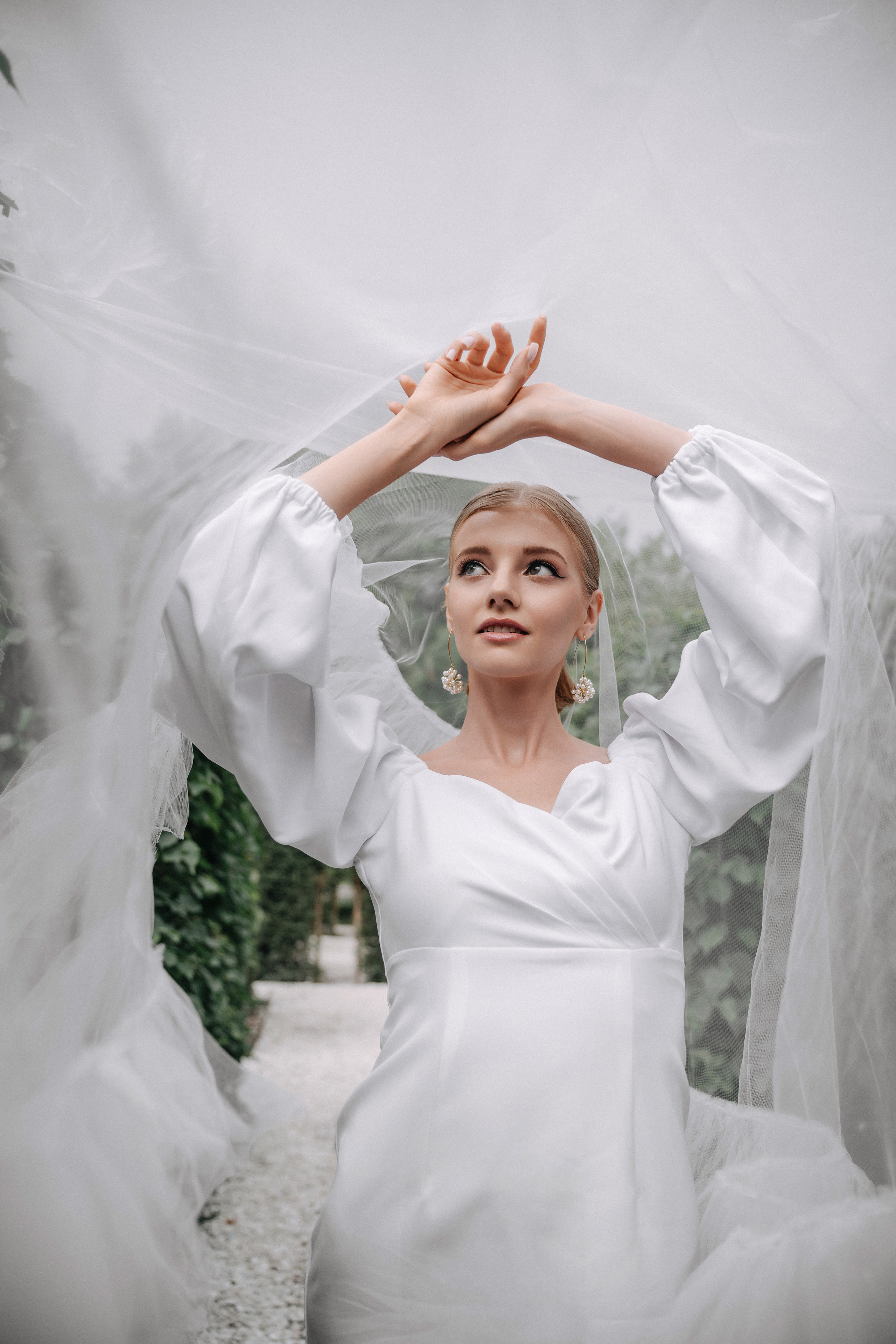 Свадебная фотосессия в лабиринте на ВДНХ