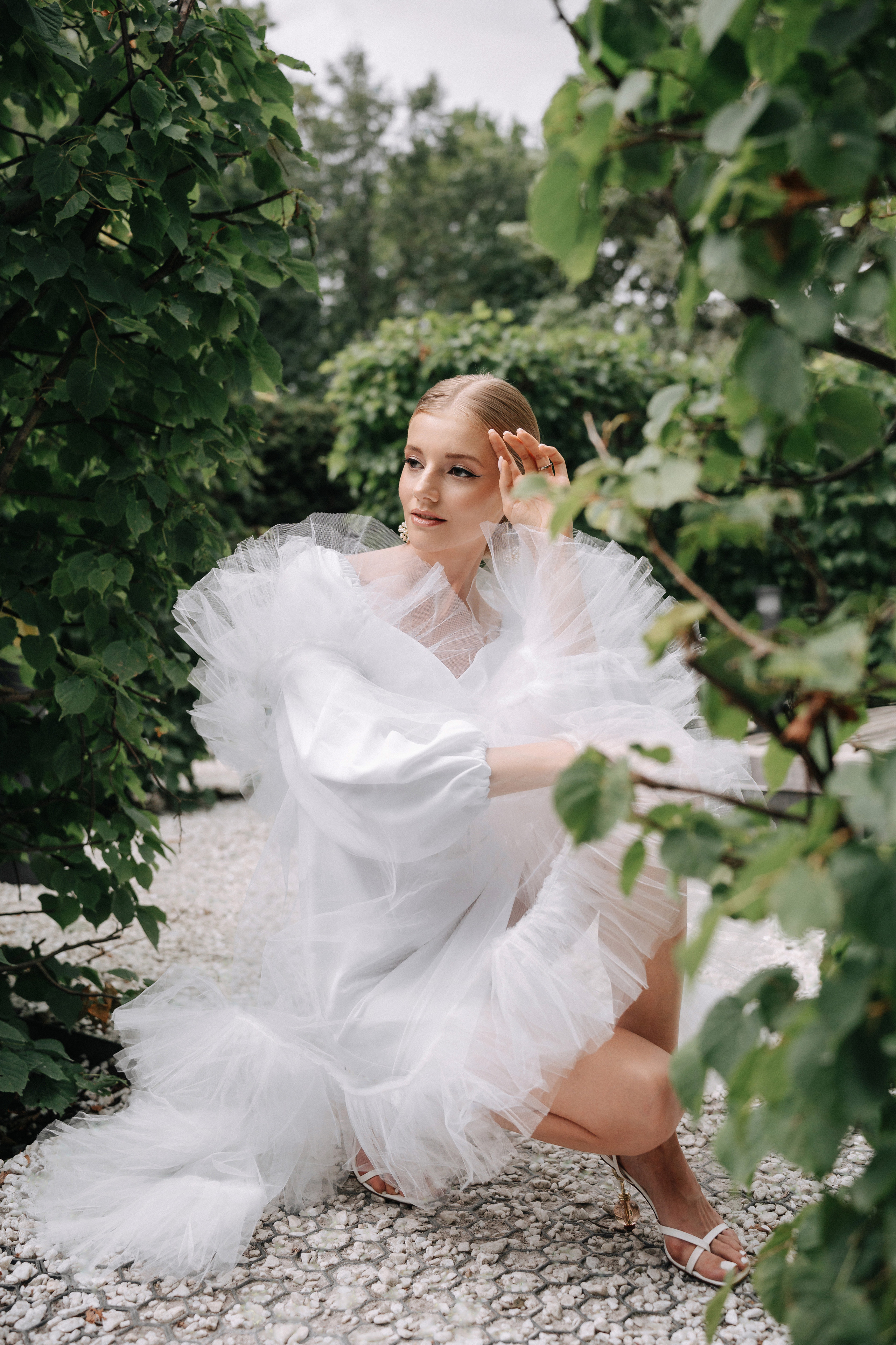 Свадебная фотосессия в лабиринте на ВДНХ