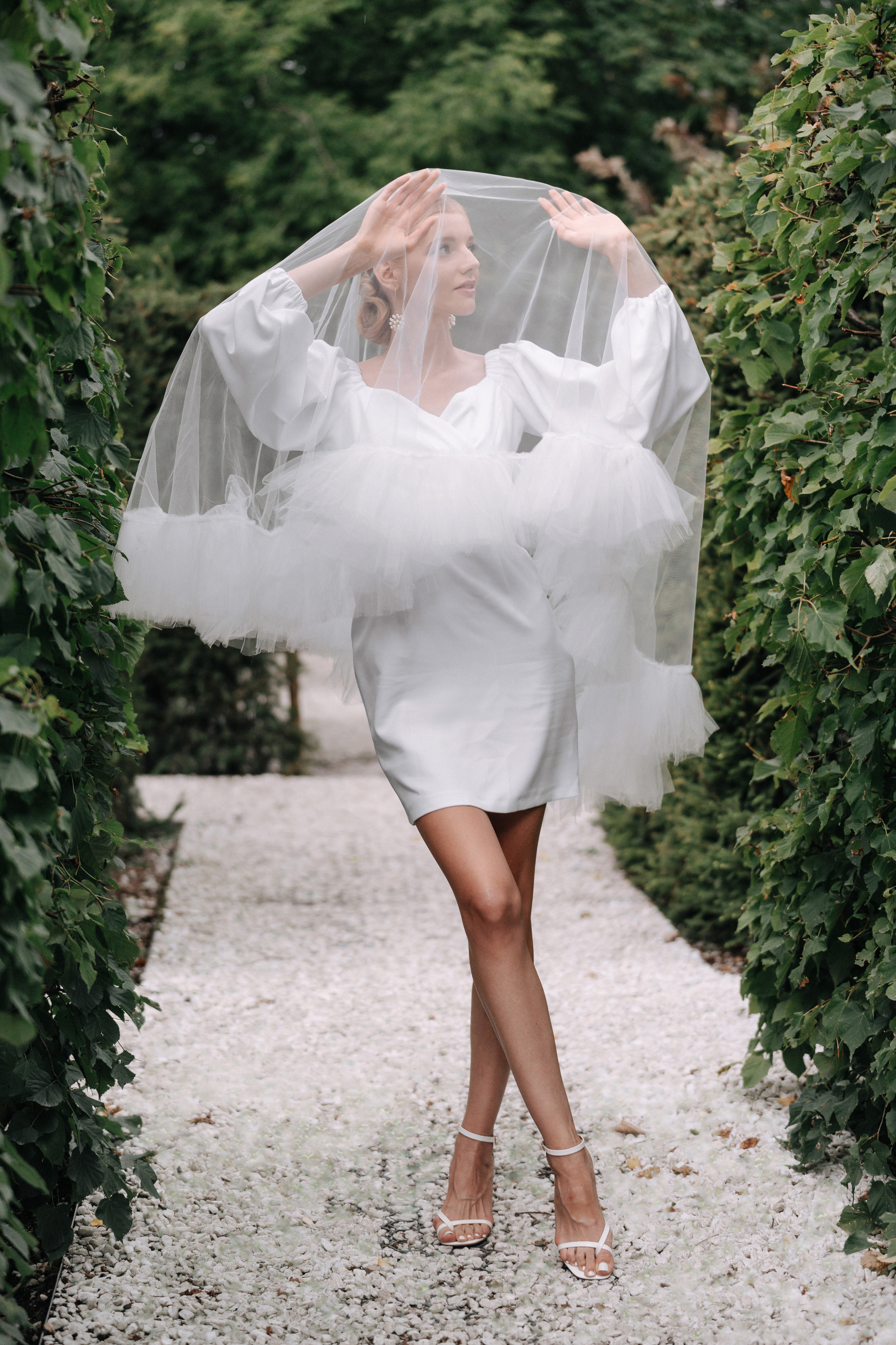 Свадебная фотосессия в лабиринте на ВДНХ