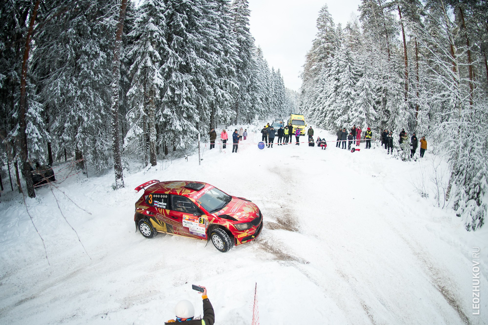Rally Vyborg 2024. Sports photographer Leonid Zhukov