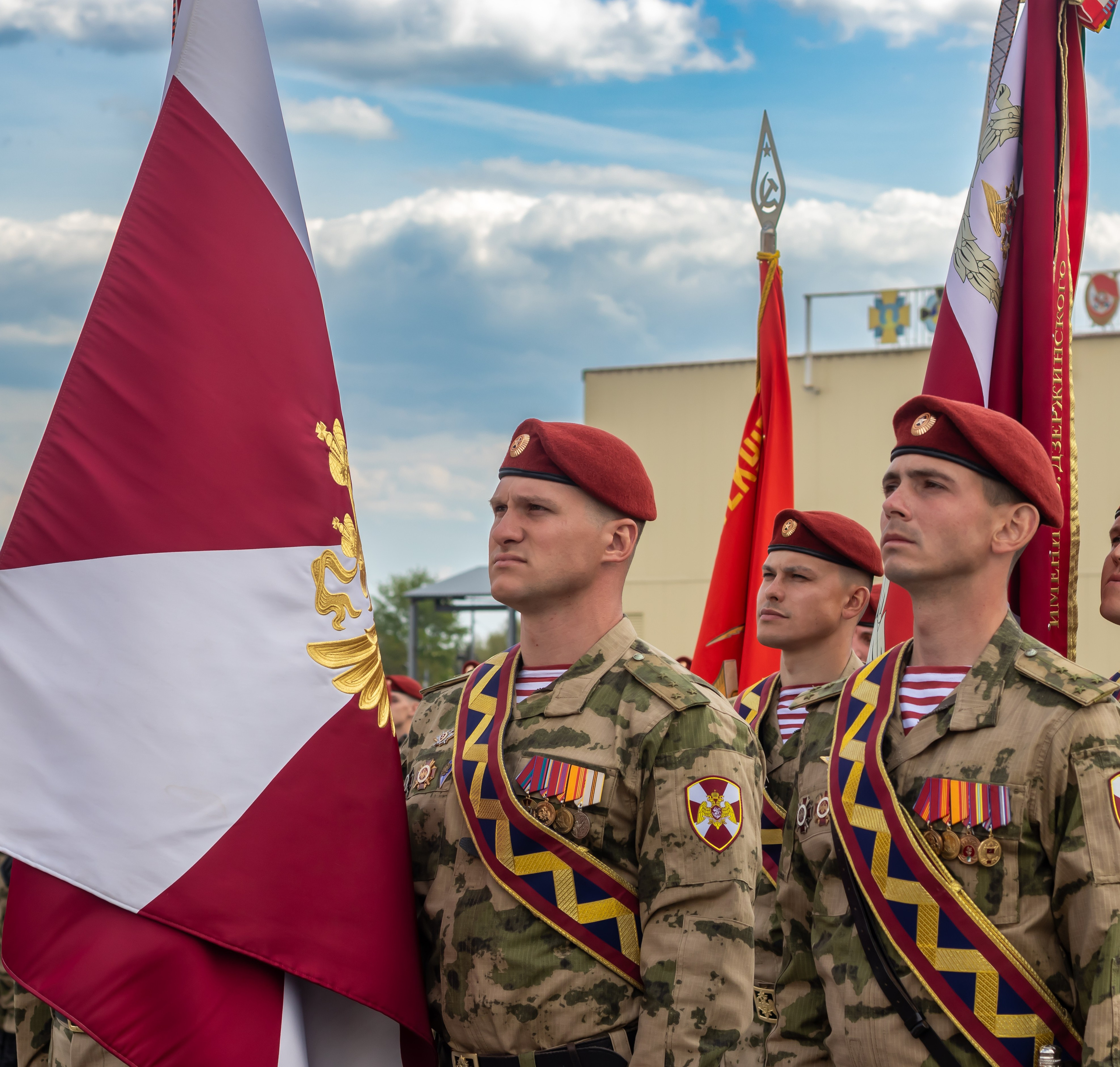 Сирень Победы Дивизия оперативного назначения имени Ф.Э Дзержинского Балашиха Росгвардия подготовка к параду