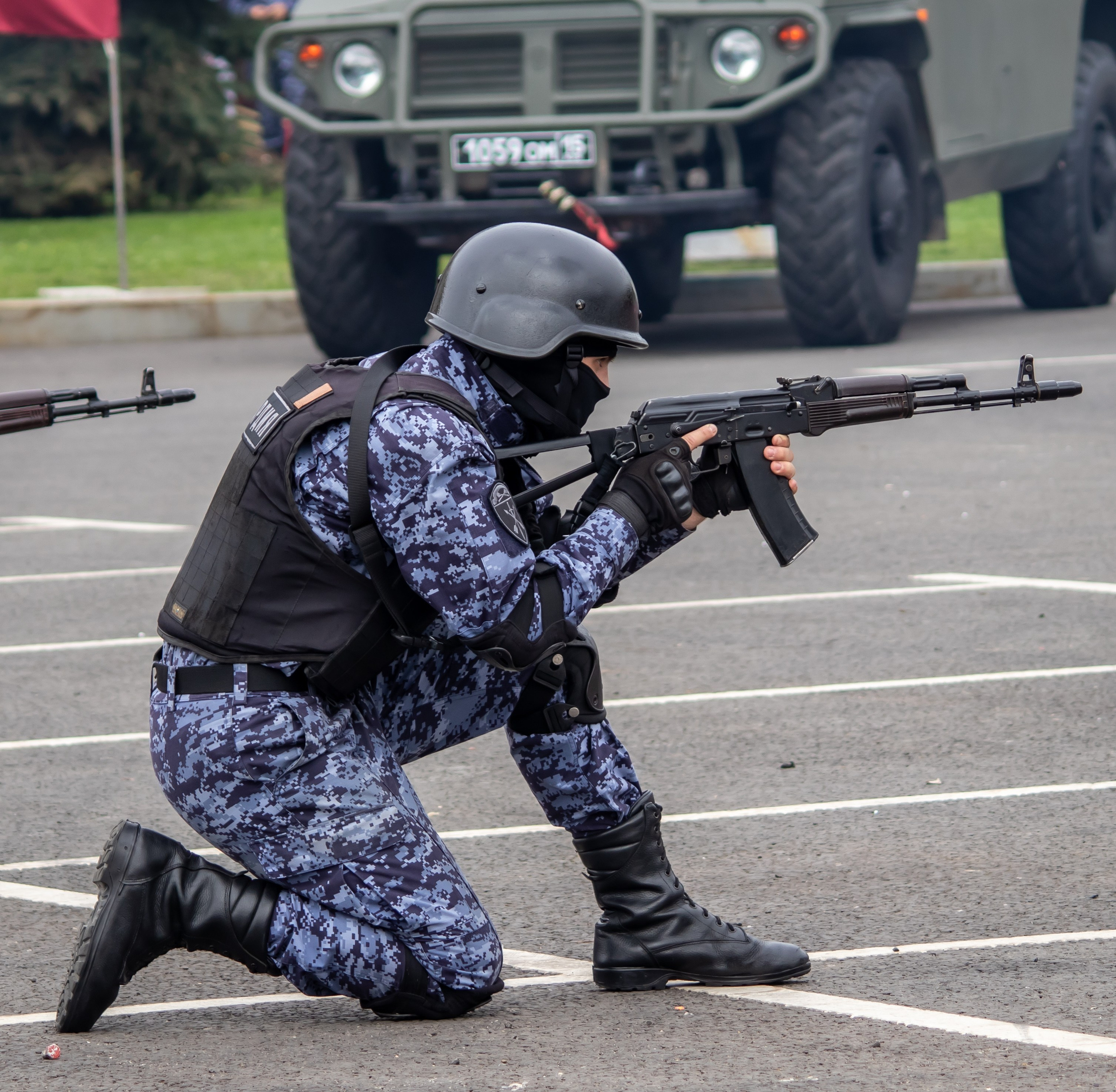 Военно-спортивный фестиваль Росгвардии в Лужниках