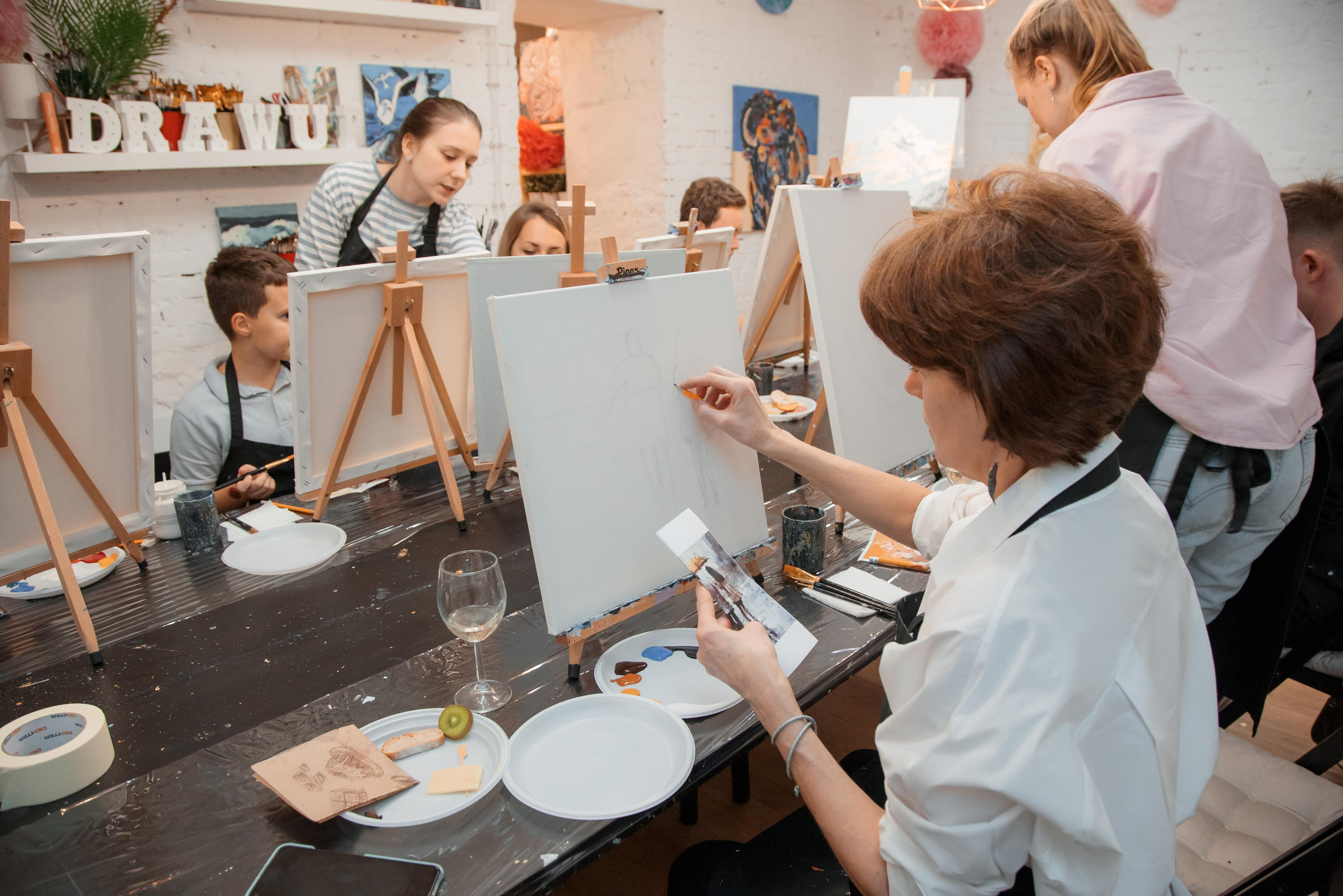 Мастер-класс по рисованию Draw-Up Studio. Свадебный и репортажный фотограф (Москва, Королев и другие)