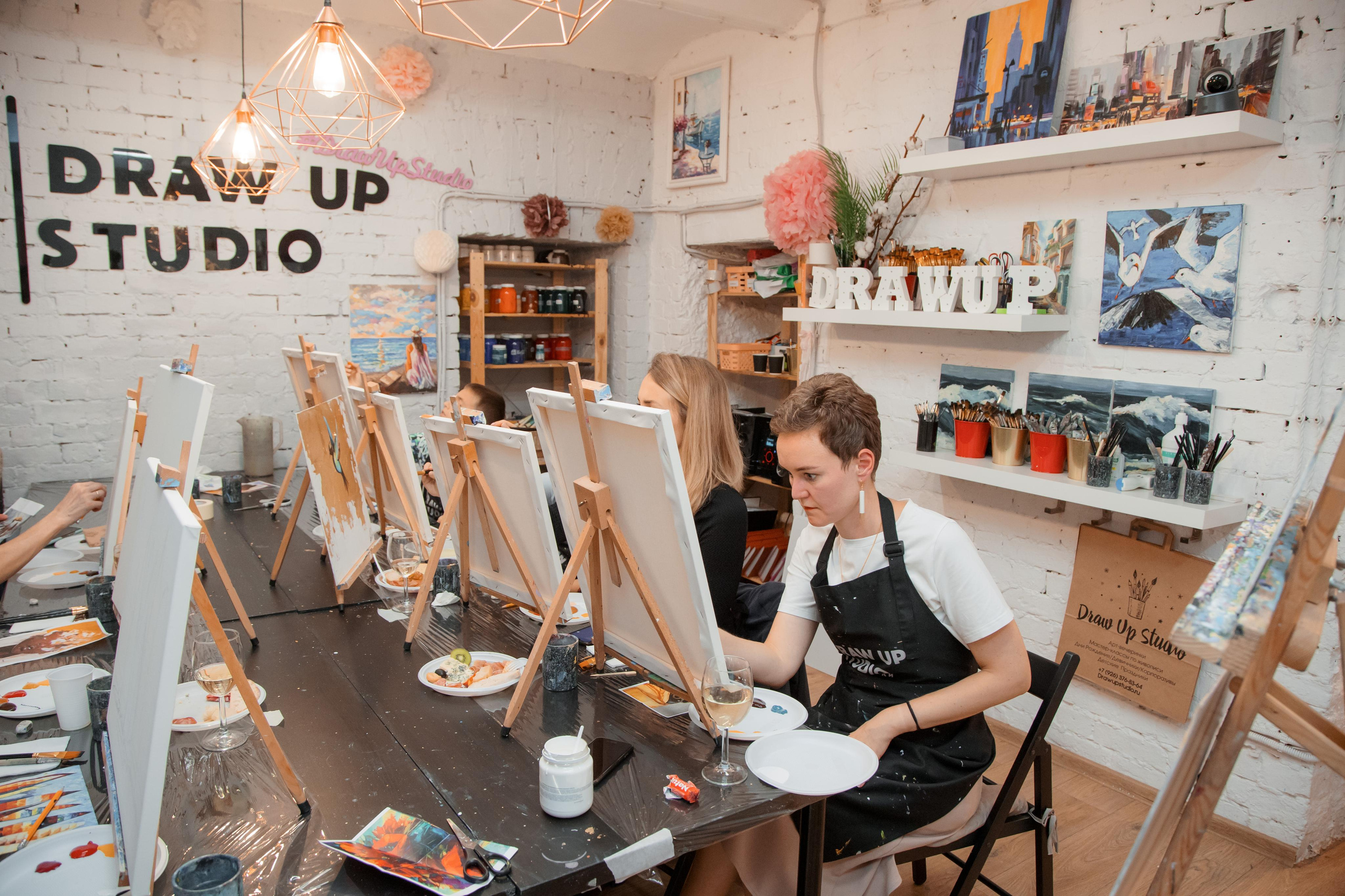 Мастер-класс по рисованию Draw-Up Studio. Свадебный и репортажный фотограф (Москва, Королев и другие)