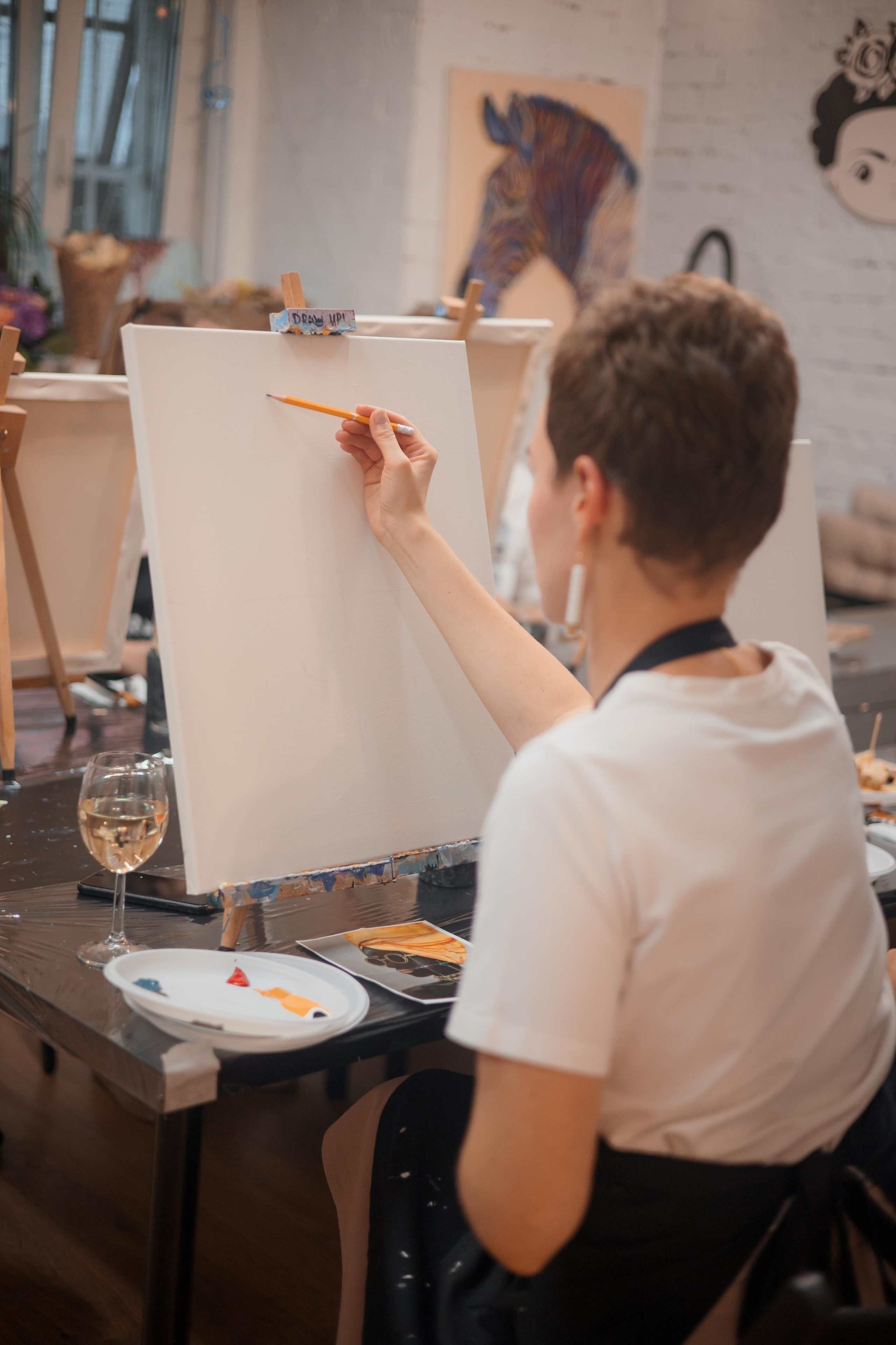 Мастер-класс по рисованию Draw-Up Studio. Свадебный и репортажный фотограф (Москва, Королев и другие)