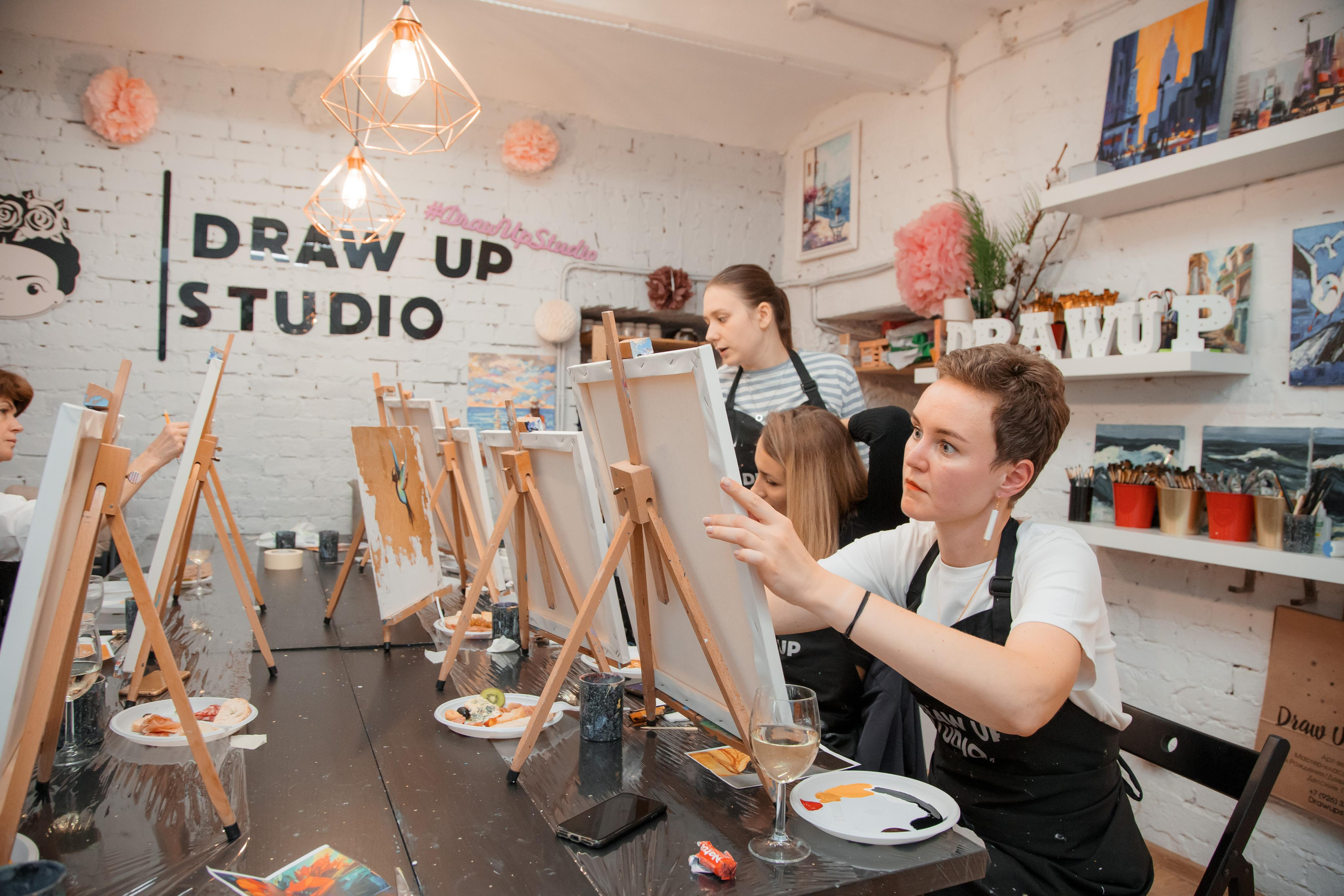 Мастер-класс по рисованию Draw-Up Studio. Свадебный и репортажный фотограф (Москва, Королев и другие)