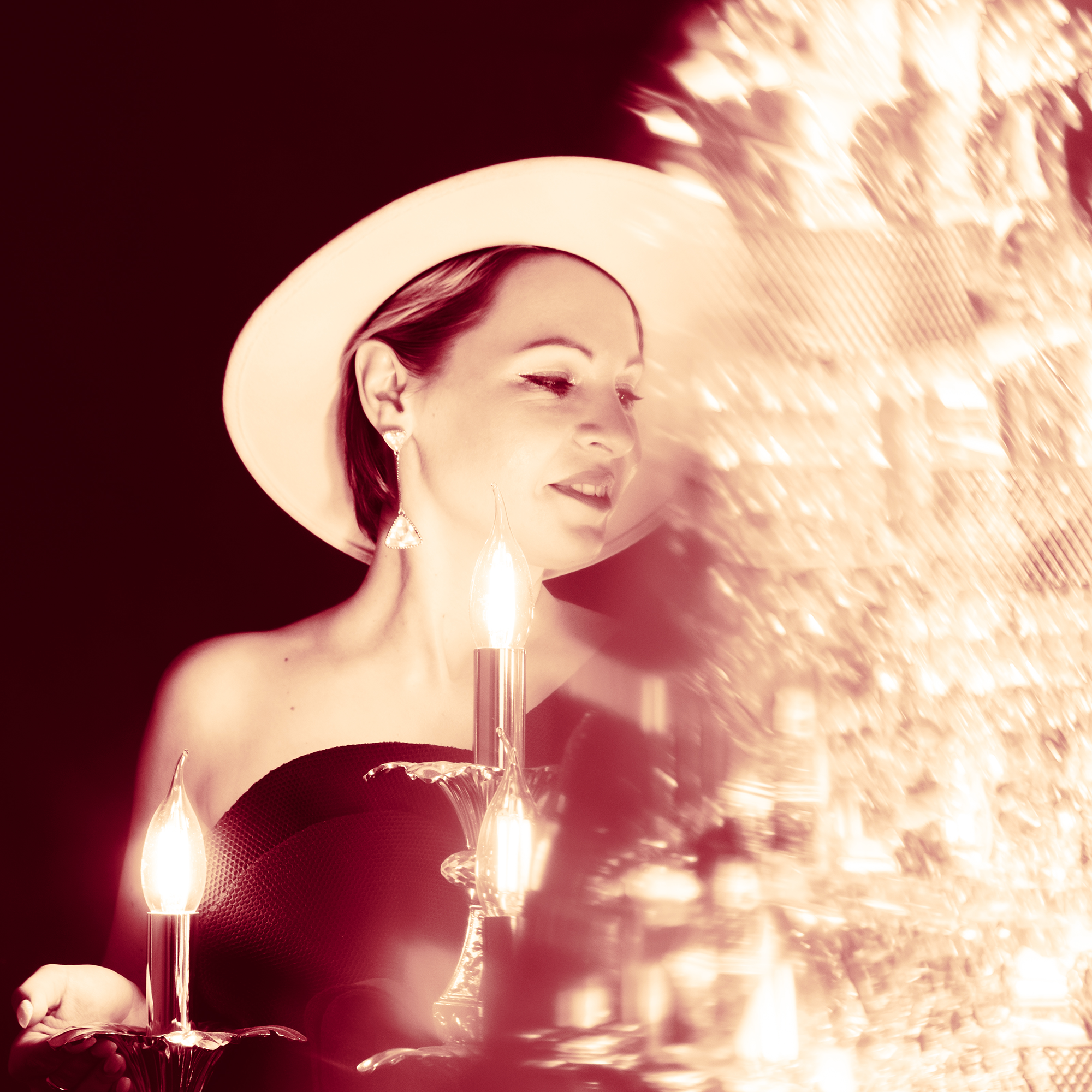 Фотосессия в вечернем платье