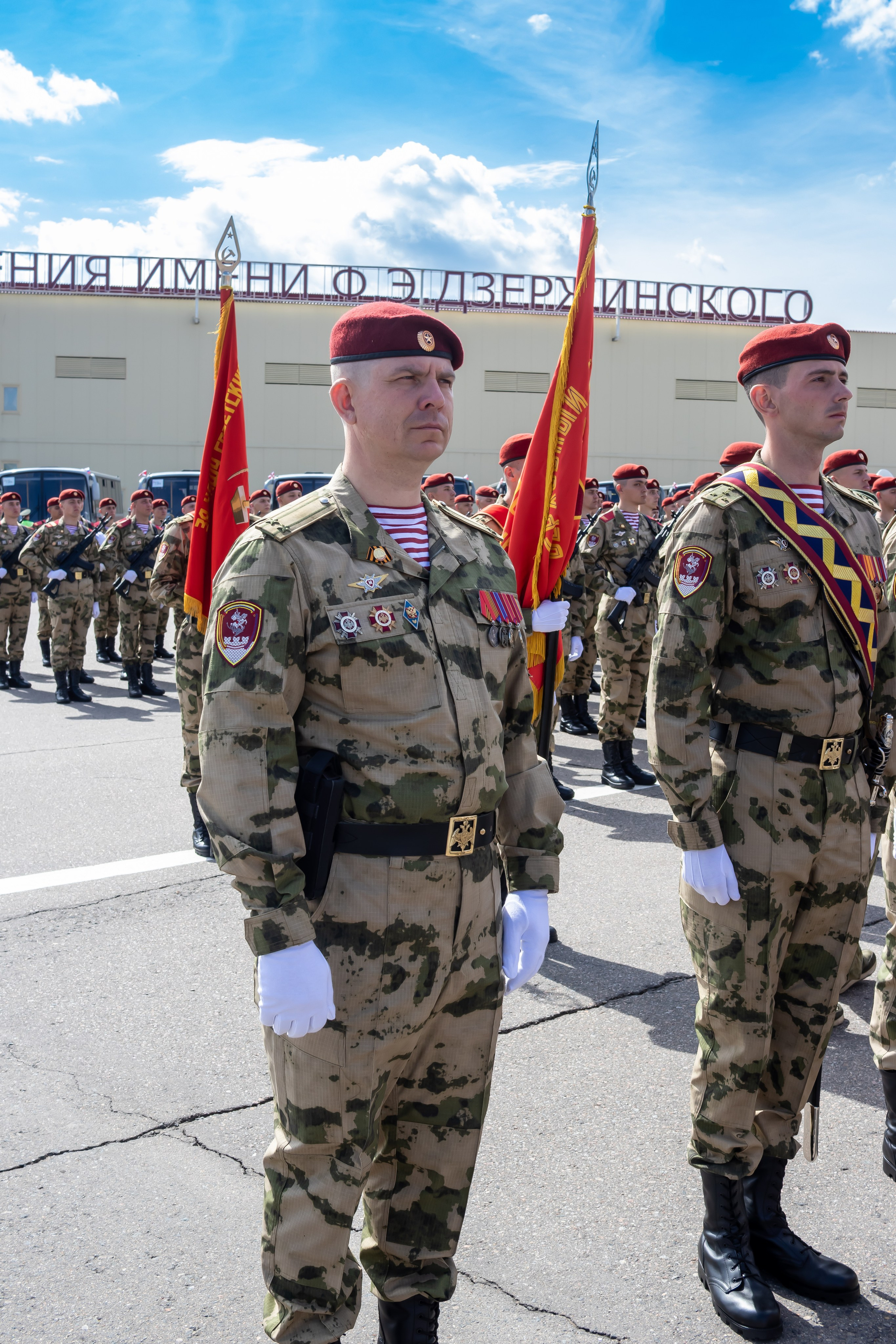 Сирень Победы Дивизия оперативного назначения имени Ф.Э Дзержинского Балашиха Росгвардия подготовка к параду