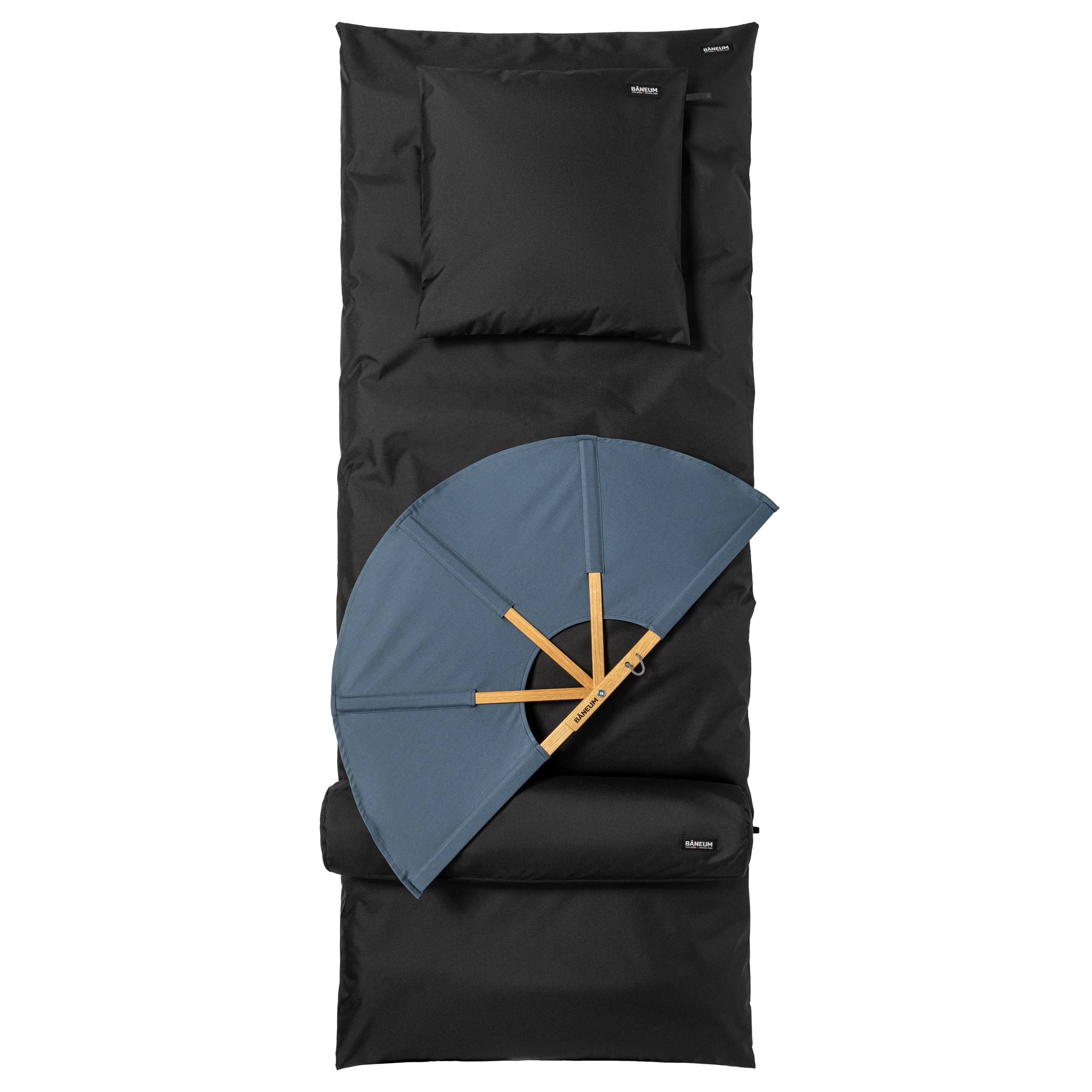 Водонепроницаемый матрас для парной с подушкой и веером