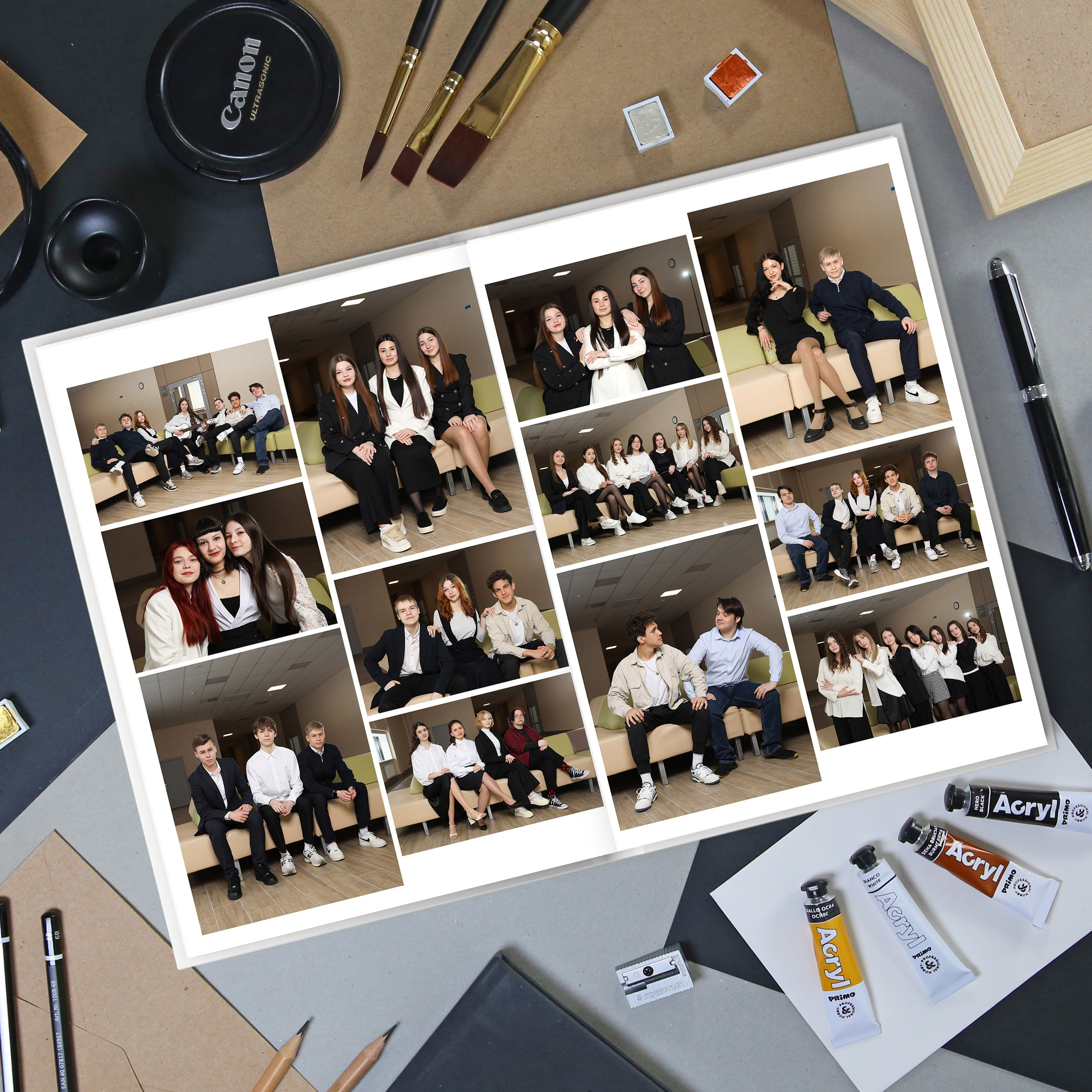 4 разворот-плотная бумага с ламинацией.