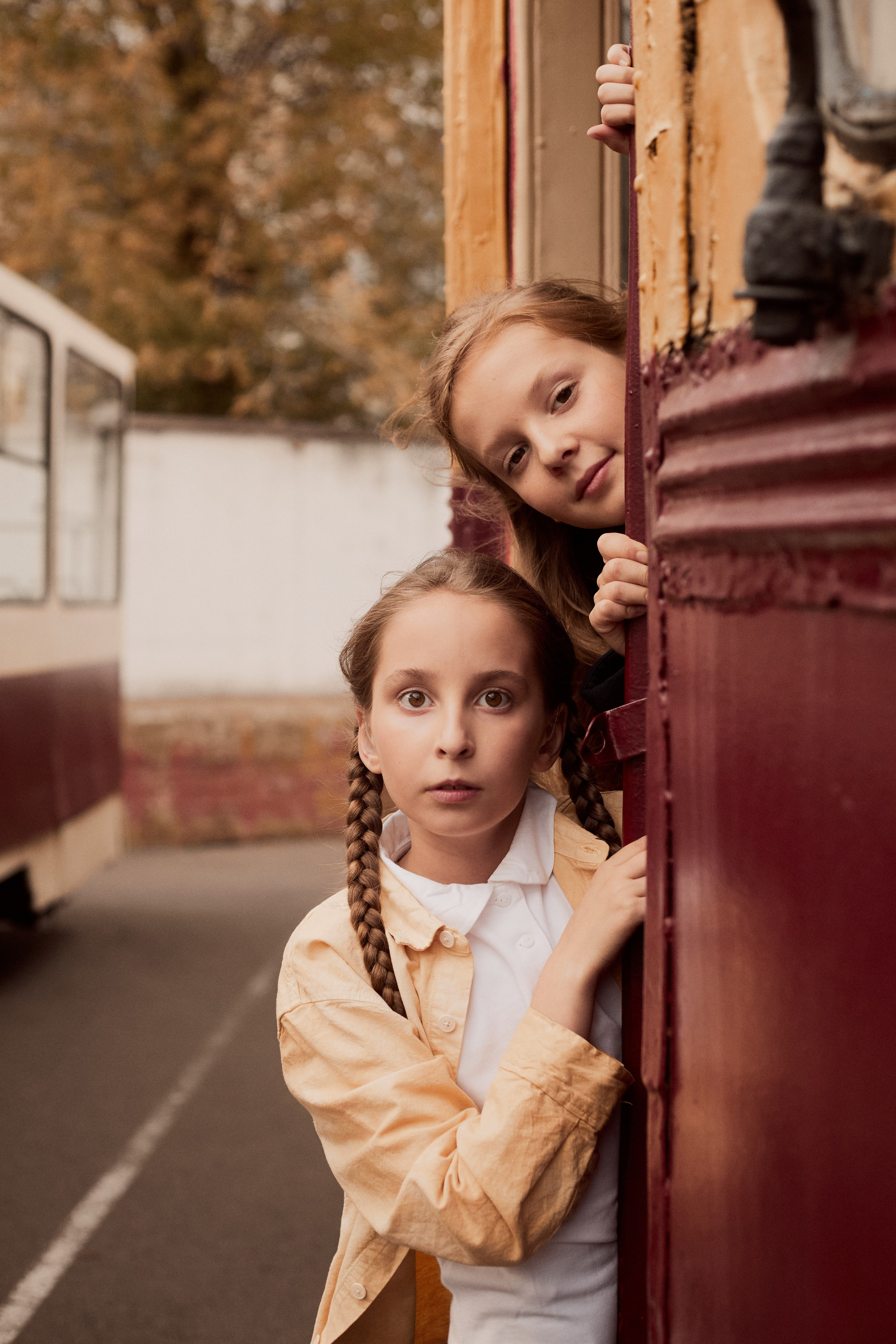 Творческая фотосессия в трамвае. Фотограф в Минске Алёна Дианина