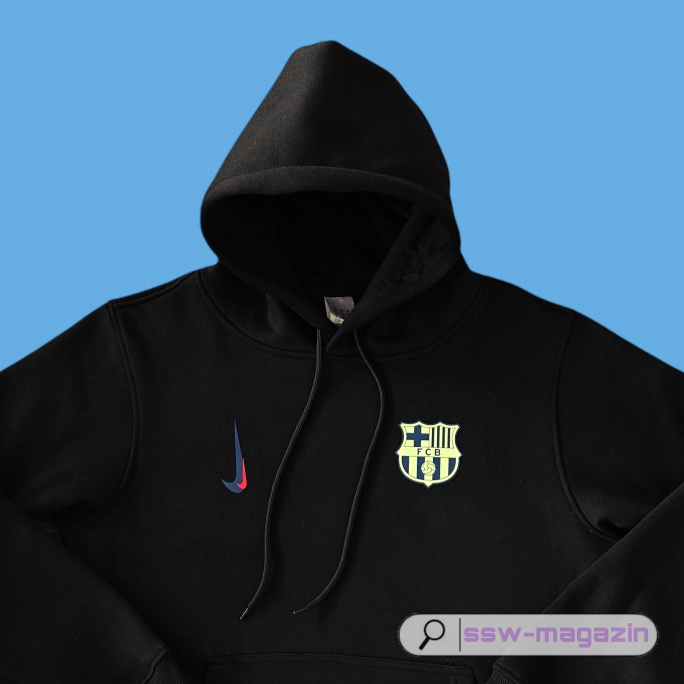 Худи Barcelona 2025-2026 чёрная купить. Футбольный магазин — ssw_magazin