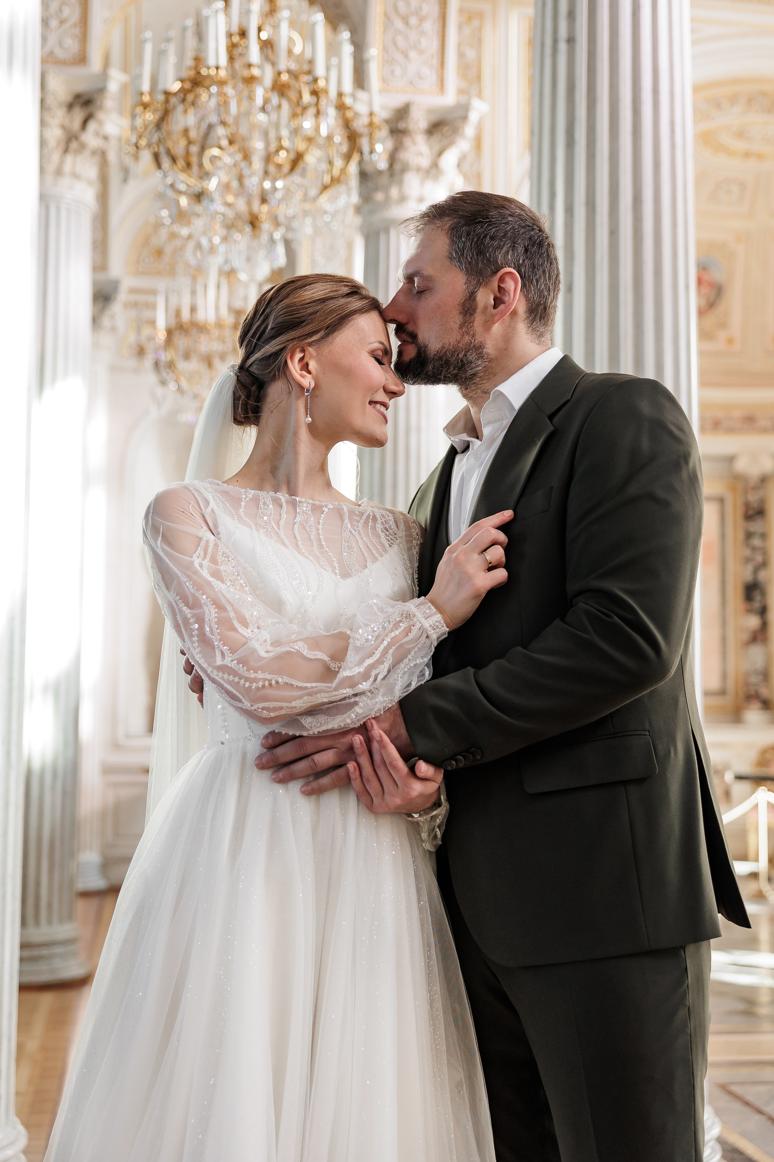 Свадебная фотосессия в Эрмитаже — заказать в Спб