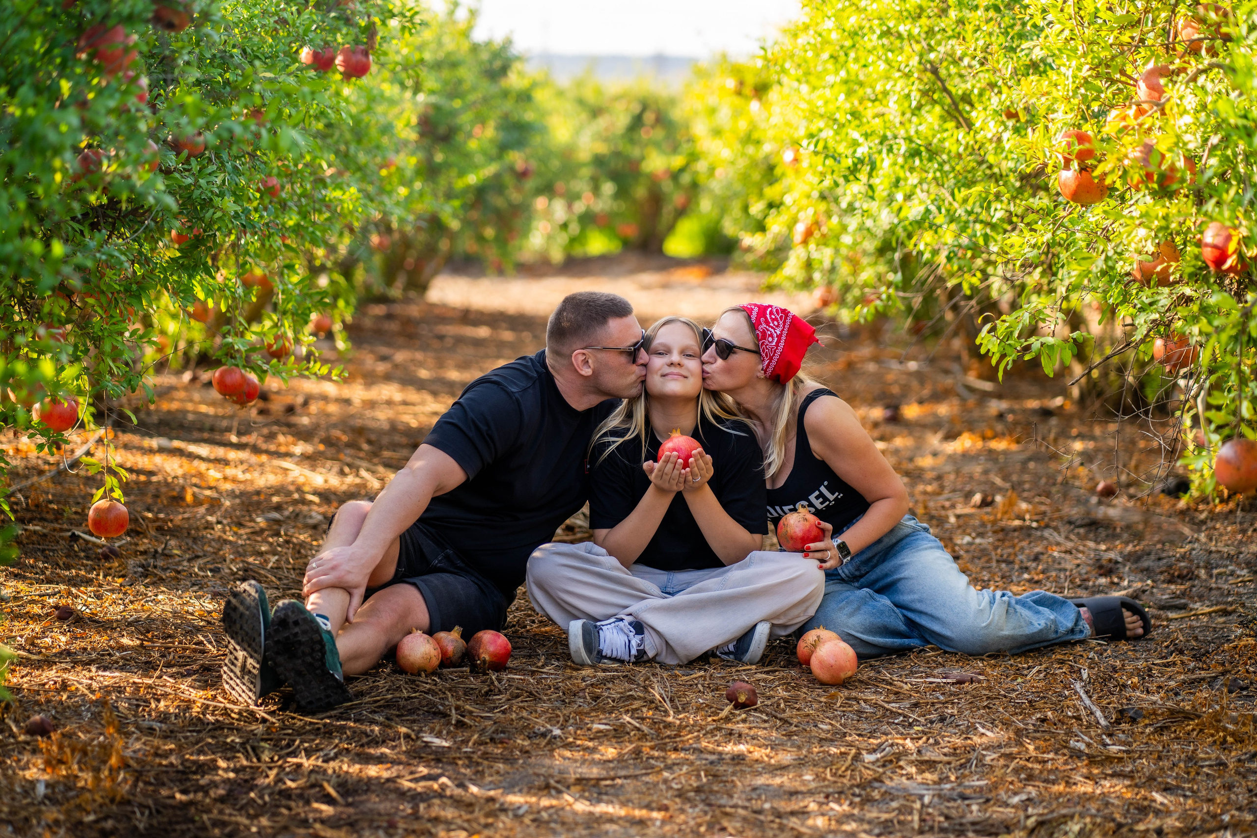 Гранатовый Сад Семья Ирины. Семейный и детский фотограф в Израиле и Москве Дорошок Надя