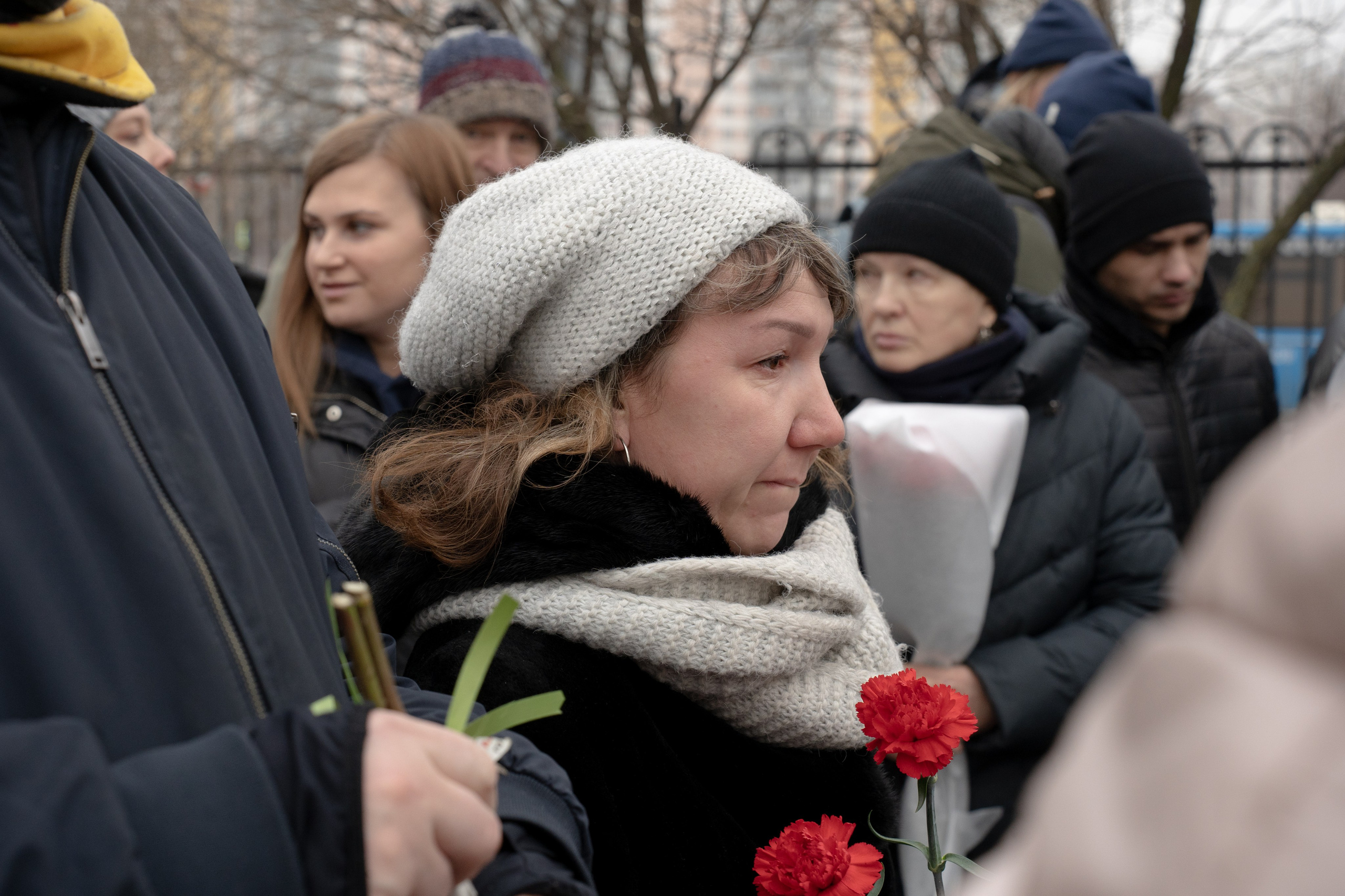 Funeral of Alexei Navalny. Ksenia Maksimova