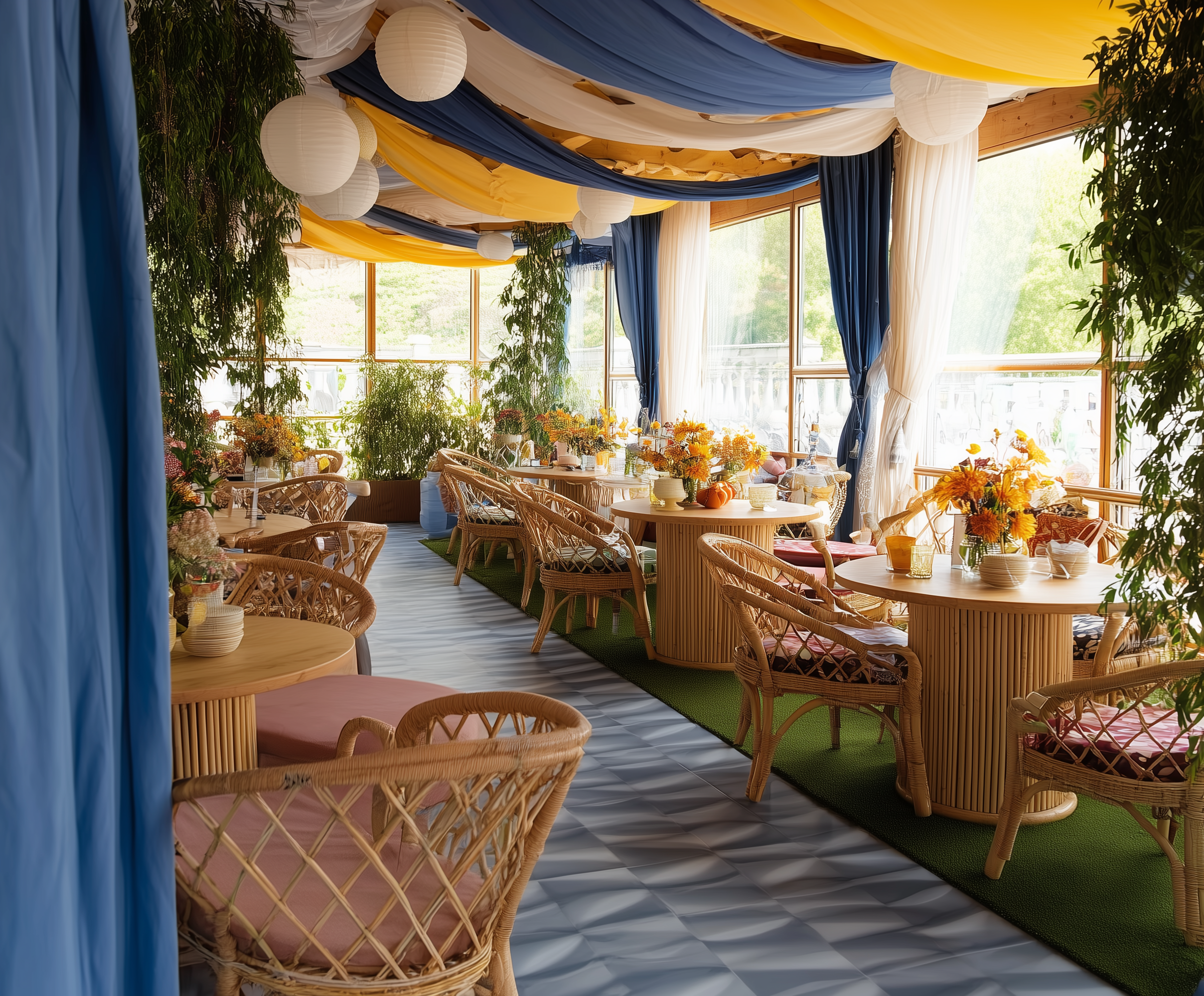 Разработка концепции декора для ресторана Tutto Bene для Шакировой Юлии. Главная