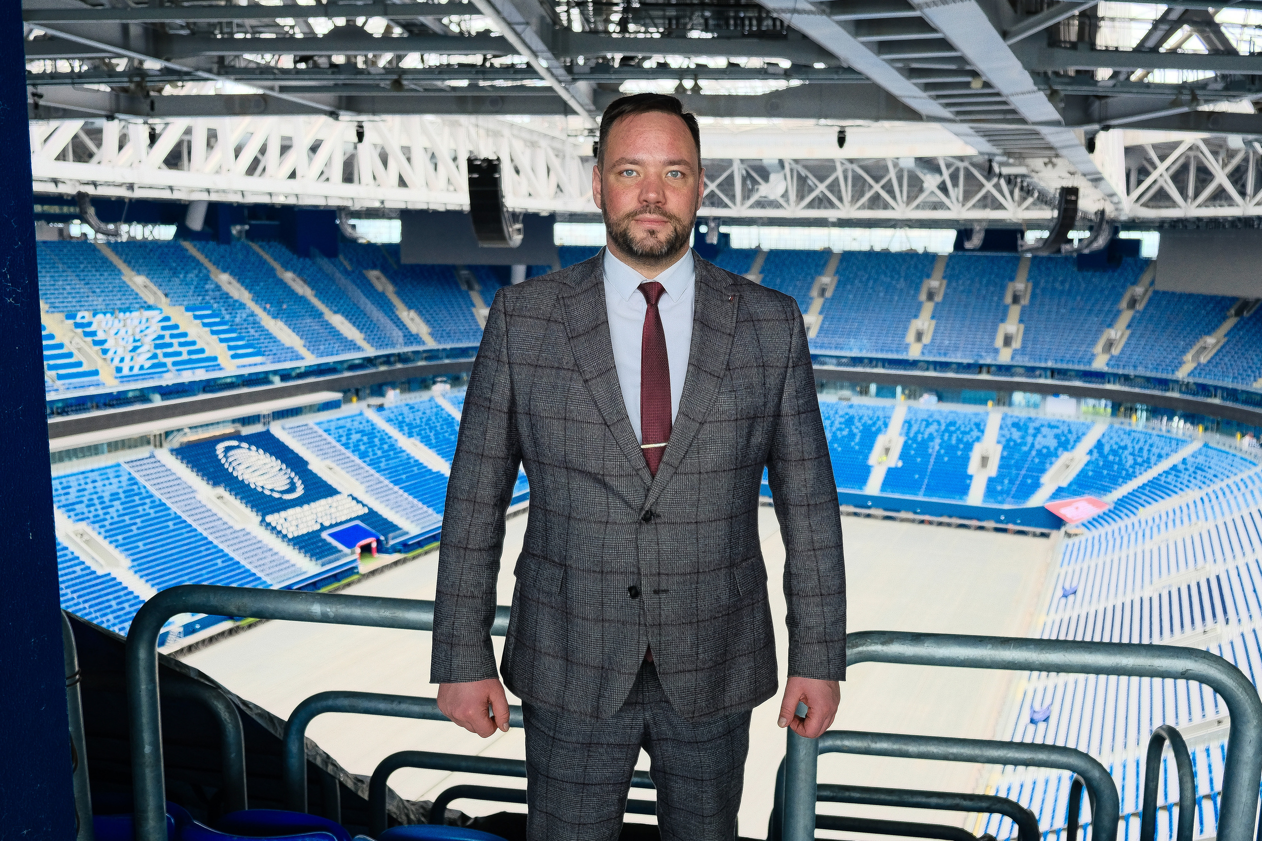 Экскурсия по «Газпром арене». Фотограф Мария Хлебникова Санкт-Петербург Москва