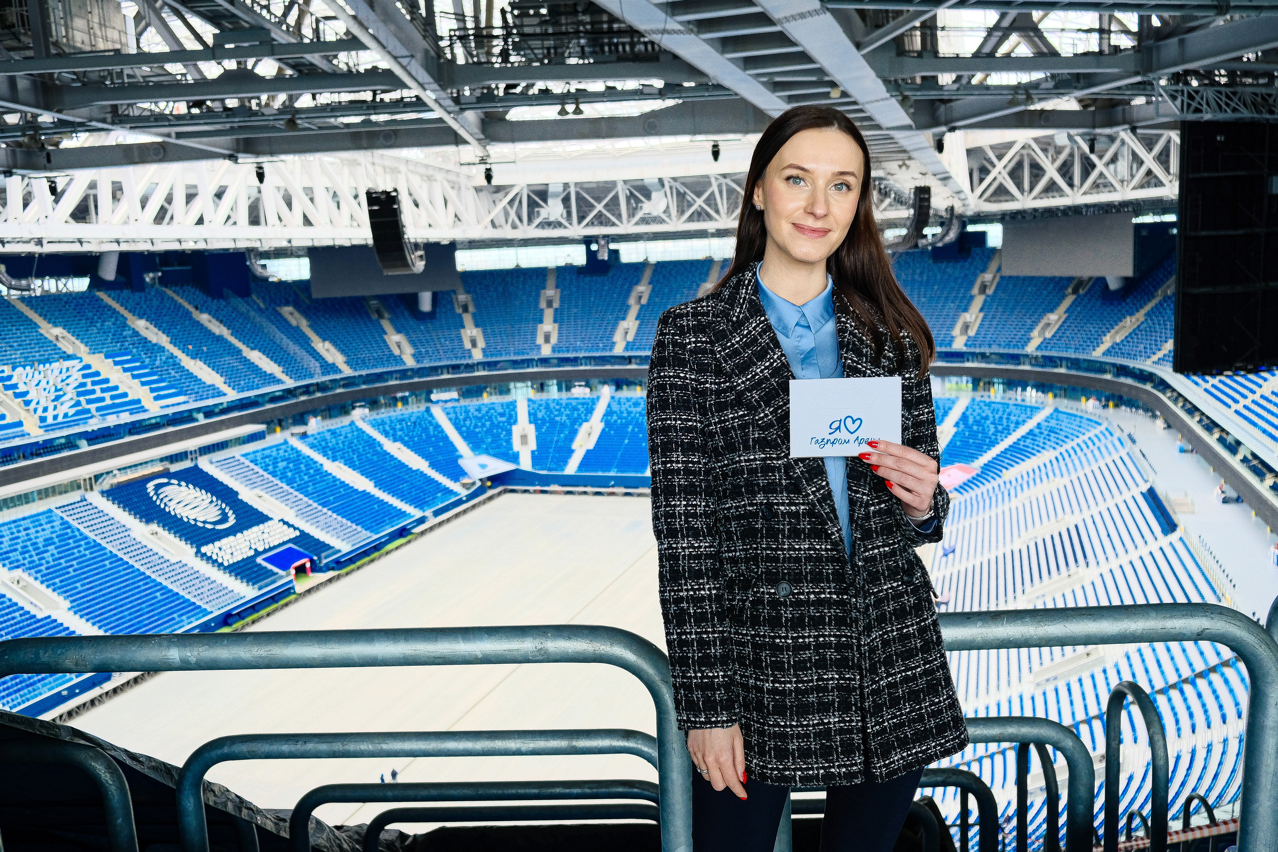 Экскурсия по «Газпром арене». Фотограф Мария Хлебникова Санкт-Петербург Москва