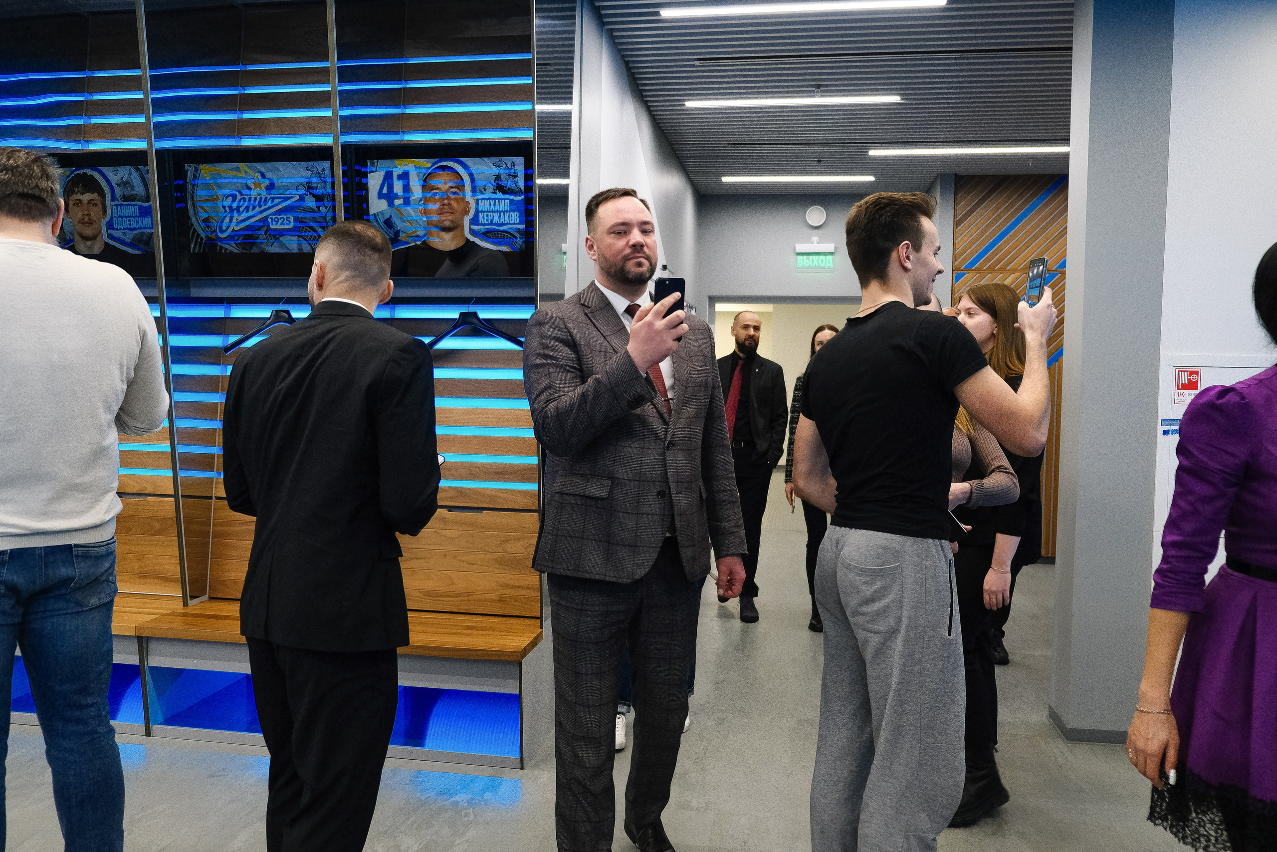 Экскурсия по «Газпром арене». Фотограф Мария Хлебникова Санкт-Петербург Москва