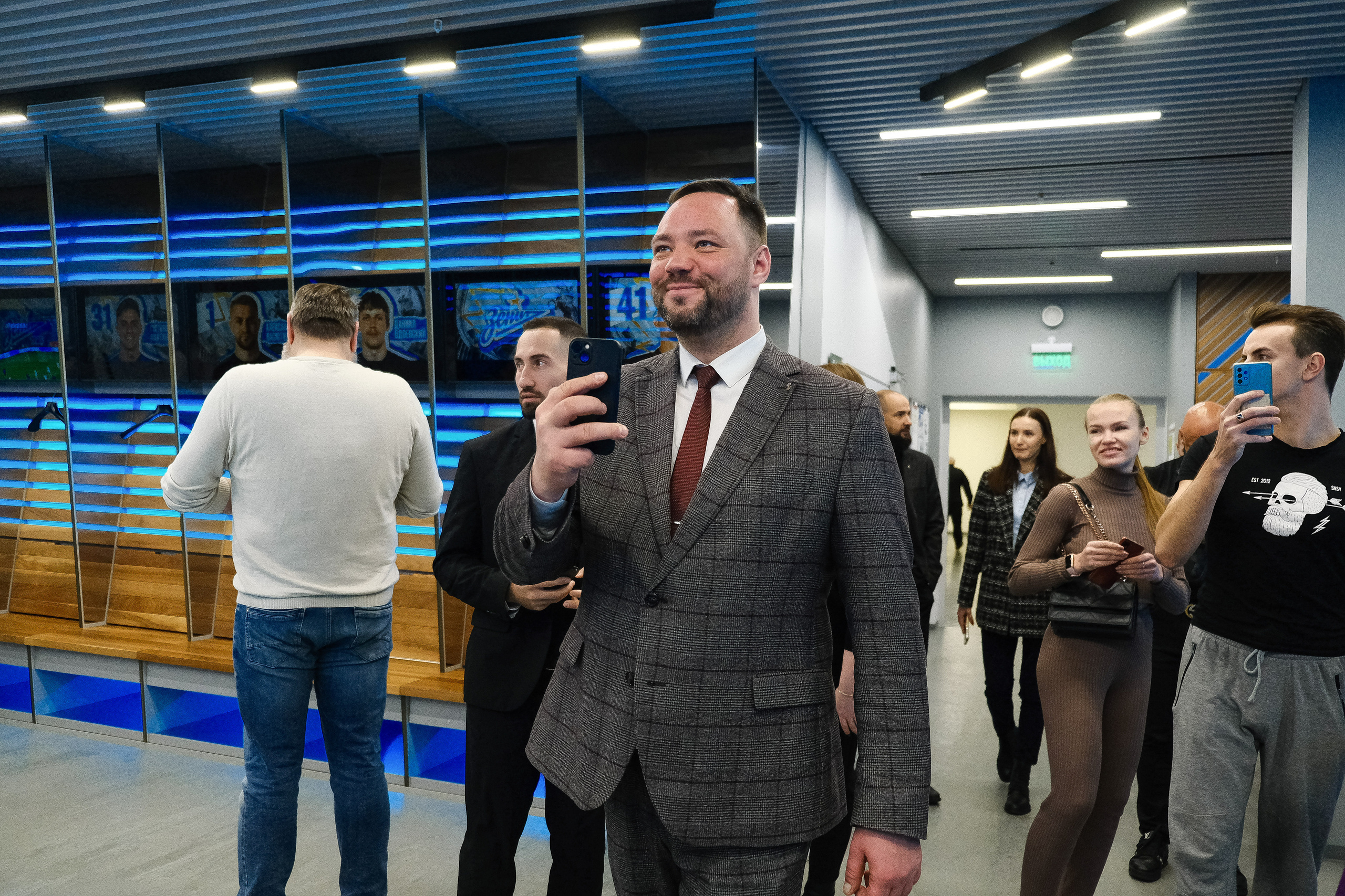 Экскурсия по «Газпром арене». Фотограф Мария Хлебникова Санкт-Петербург Москва