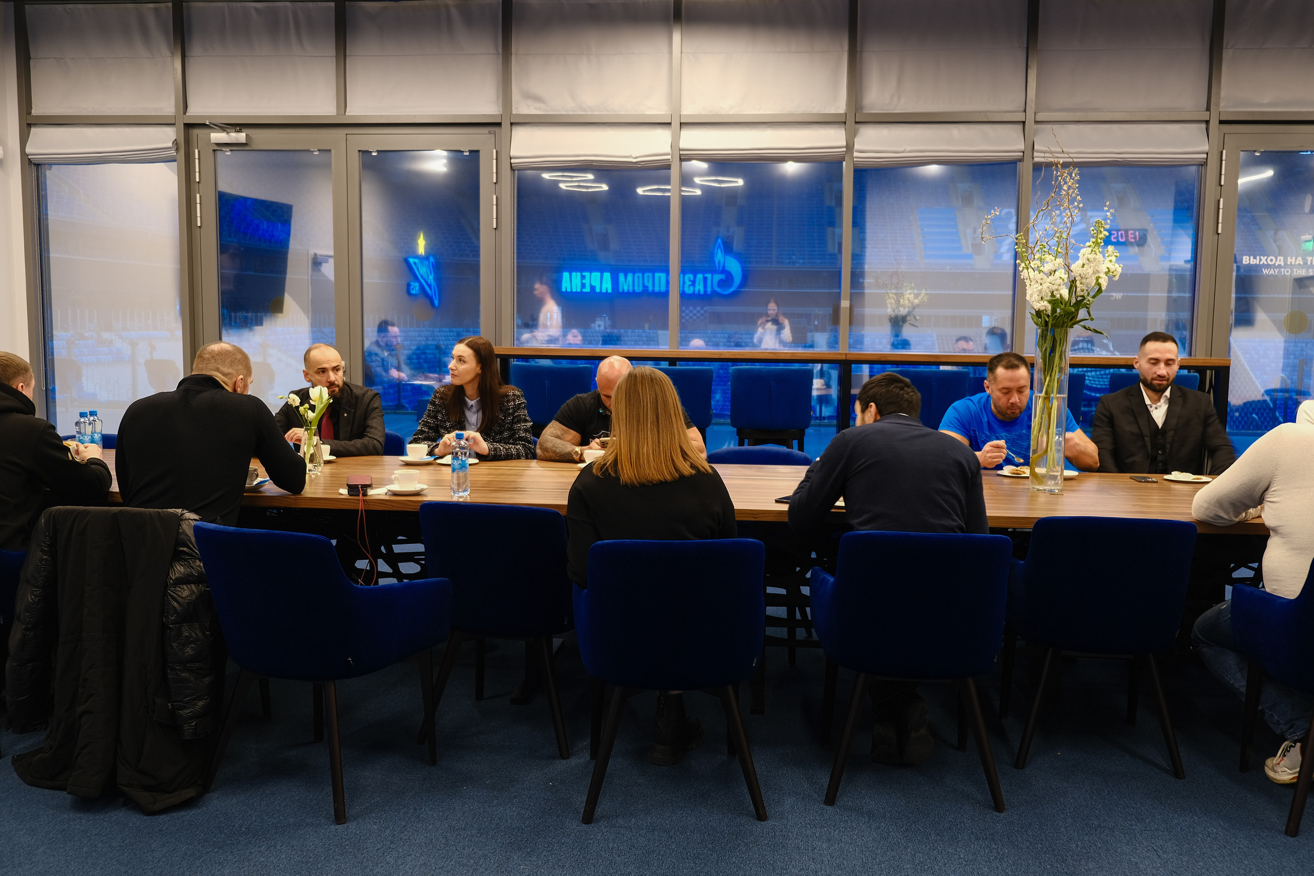 Экскурсия по «Газпром арене». Фотограф Мария Хлебникова Санкт-Петербург Москва