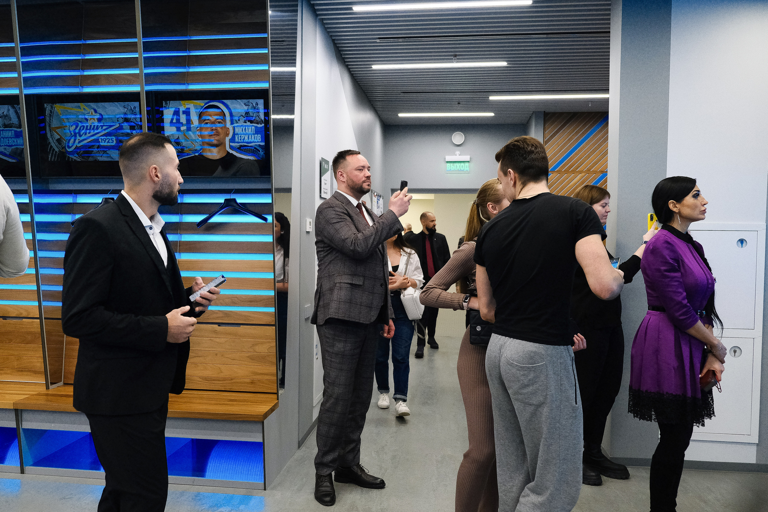 Экскурсия по «Газпром арене». Фотограф Мария Хлебникова Санкт-Петербург Москва