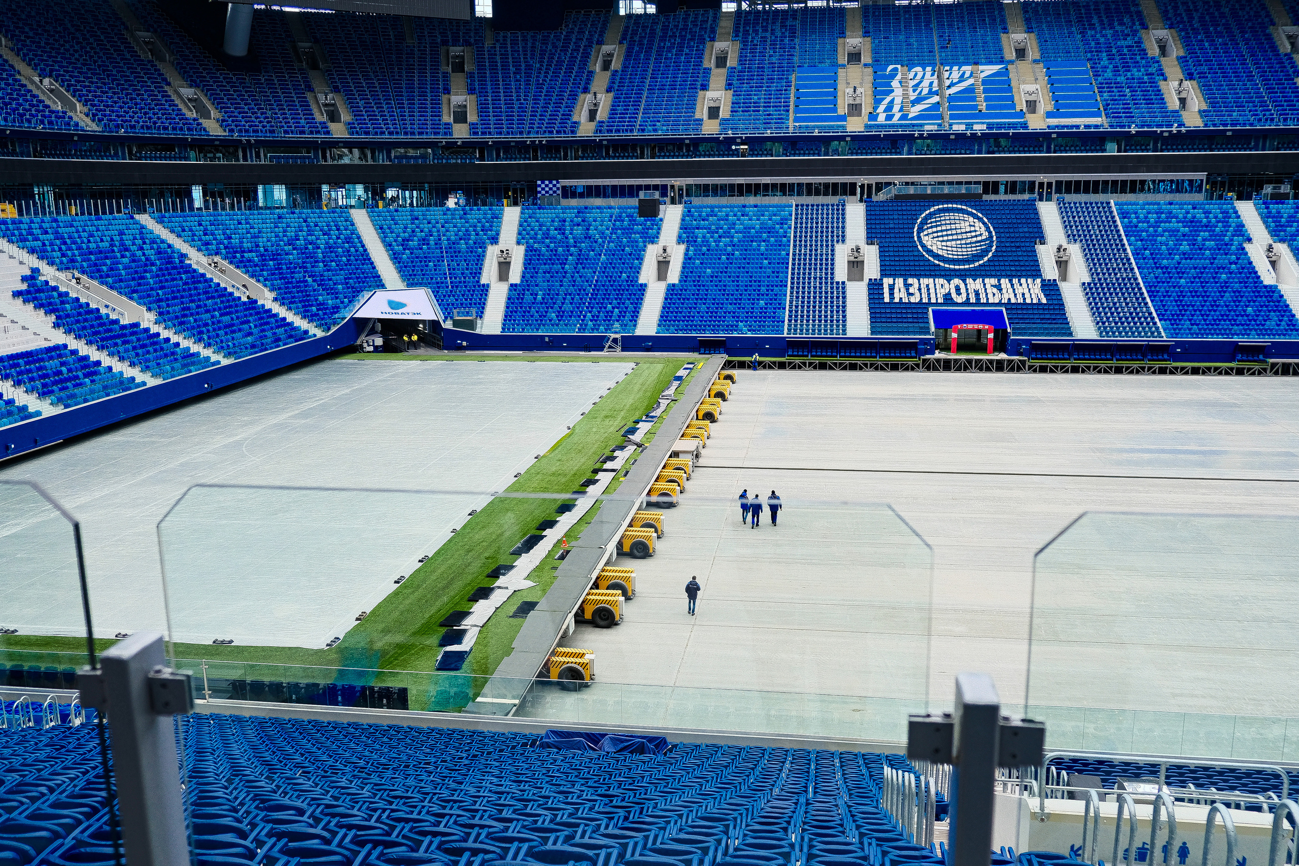 Экскурсия по «Газпром арене». Фотограф Мария Хлебникова Санкт-Петербург Москва