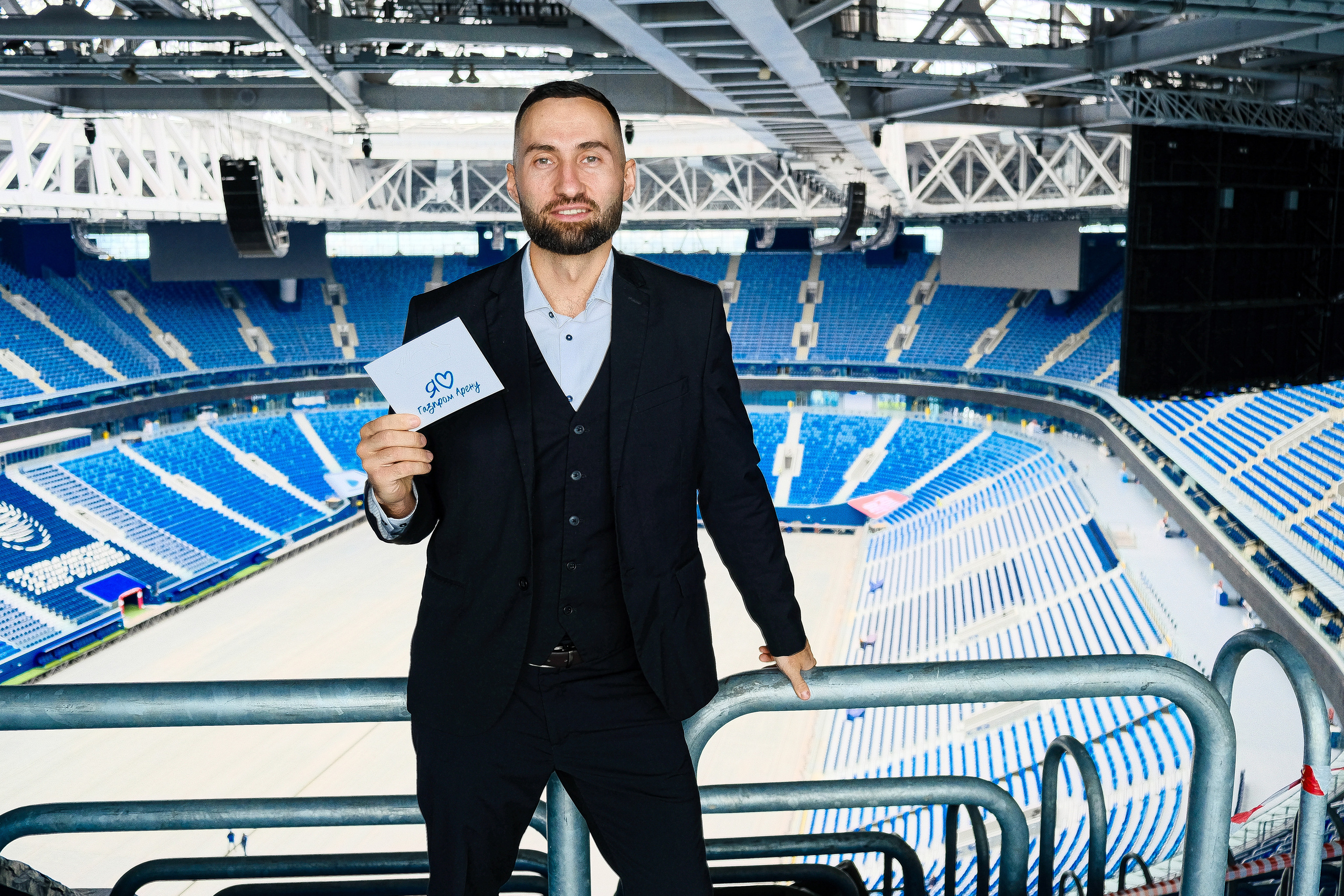 Экскурсия по «Газпром арене». Фотограф Мария Хлебникова Санкт-Петербург Москва