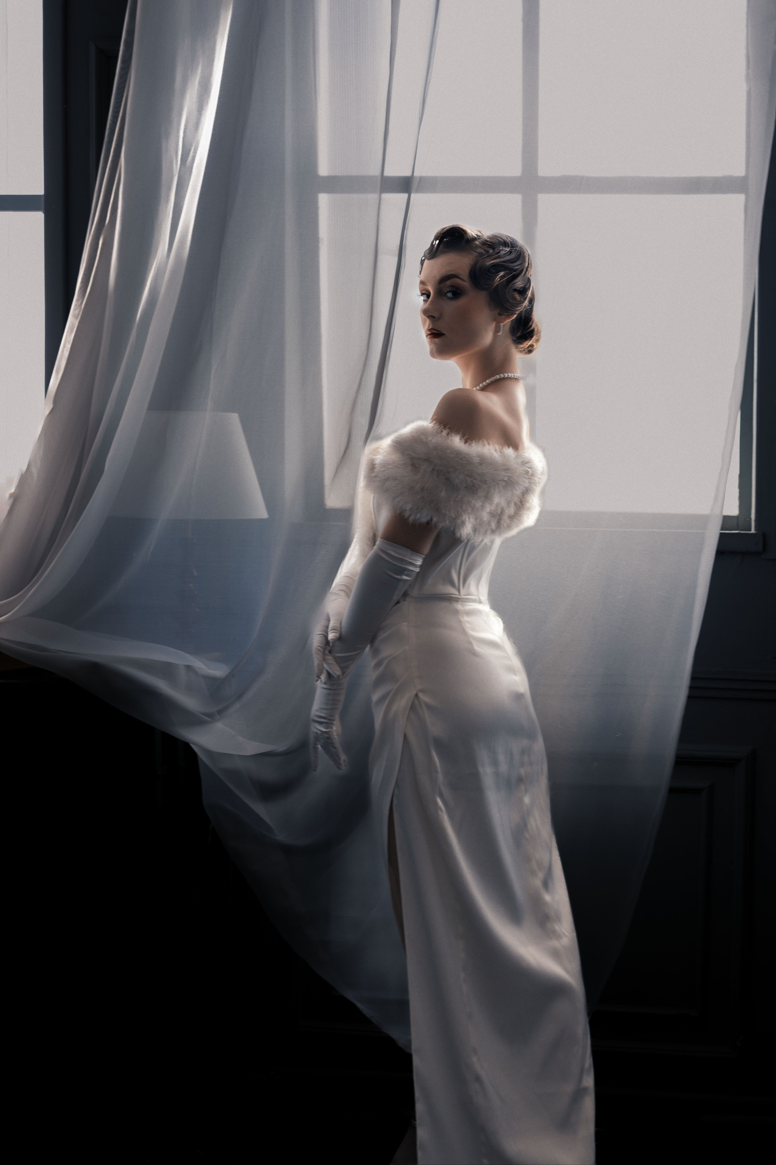 Женский портрет в образе. Людмила Седлярова — Профессиональный женский фотограф в Москве