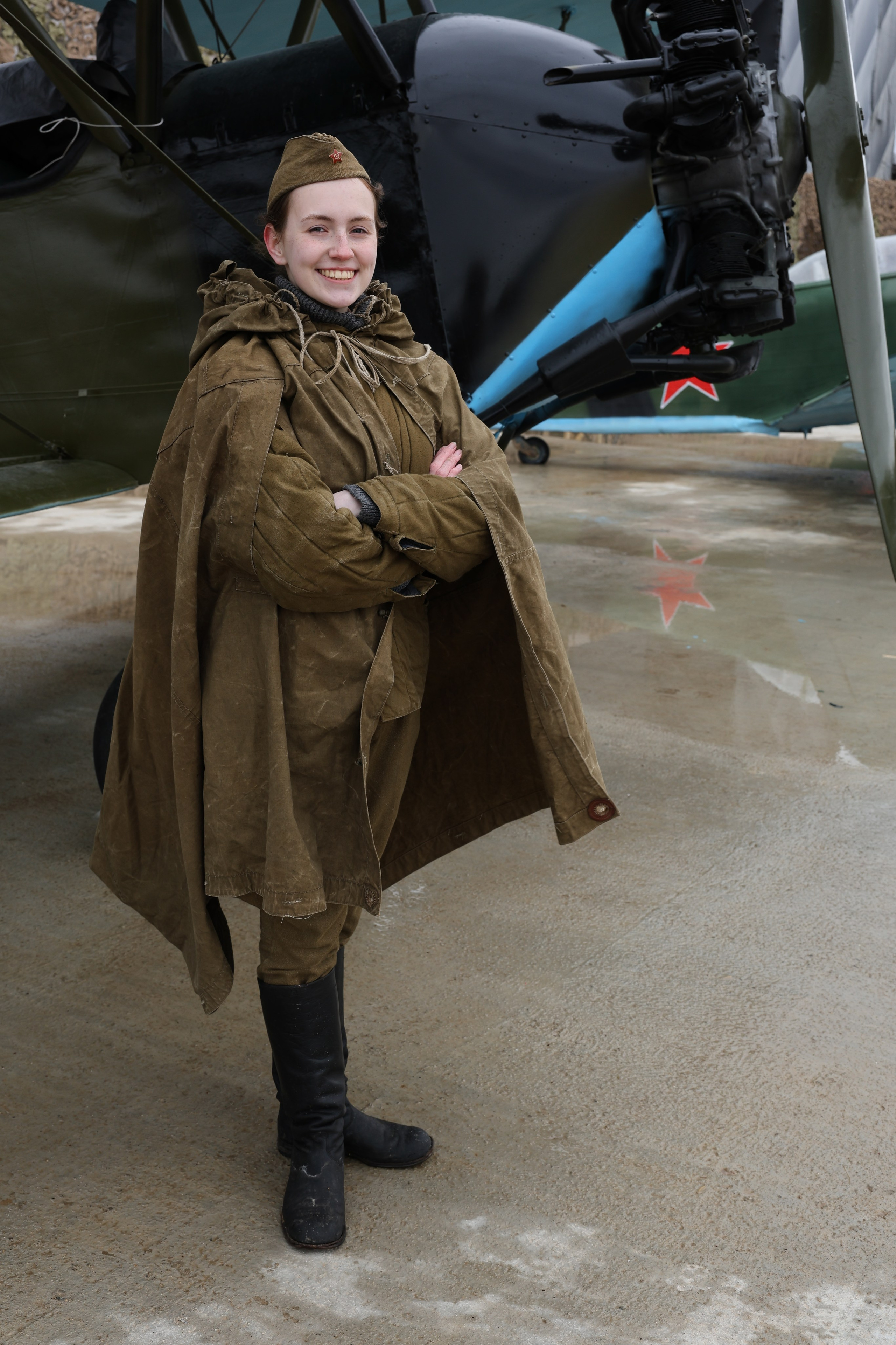 Охрана самолета во время Великой Отечественной войны