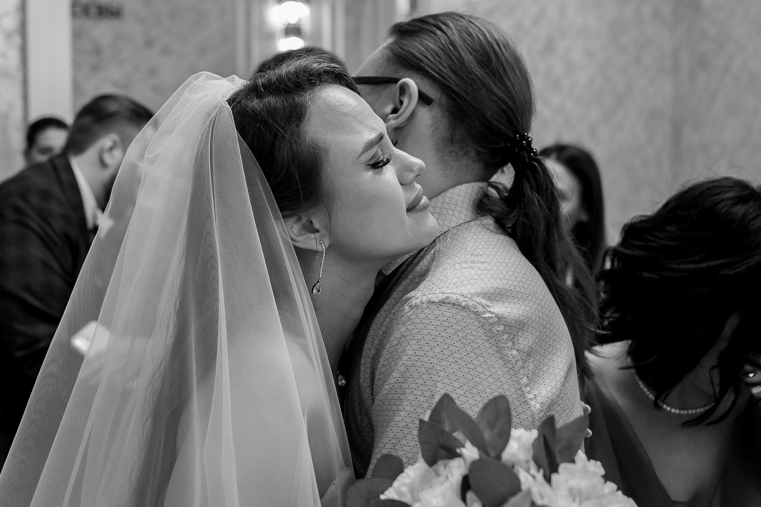 Поздравление от гостей в Кутузовском загсе