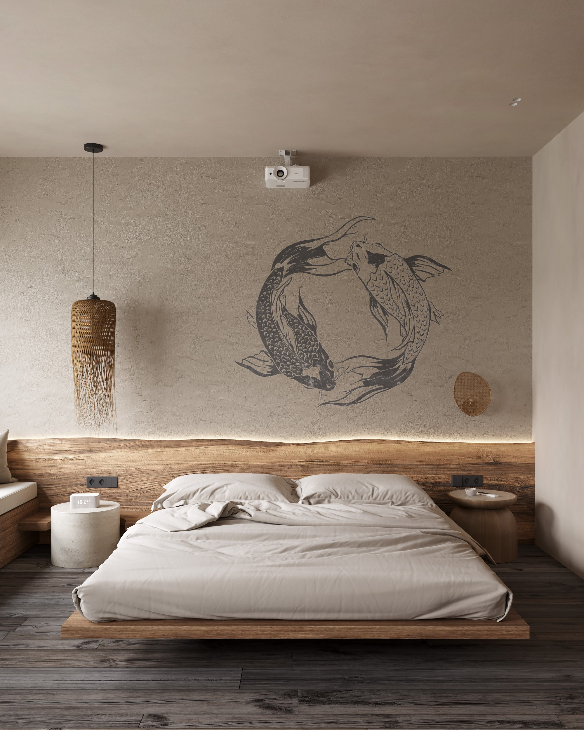 Woody Nature. Дизайн интерьера | 3D визуализация | Миланская Марина