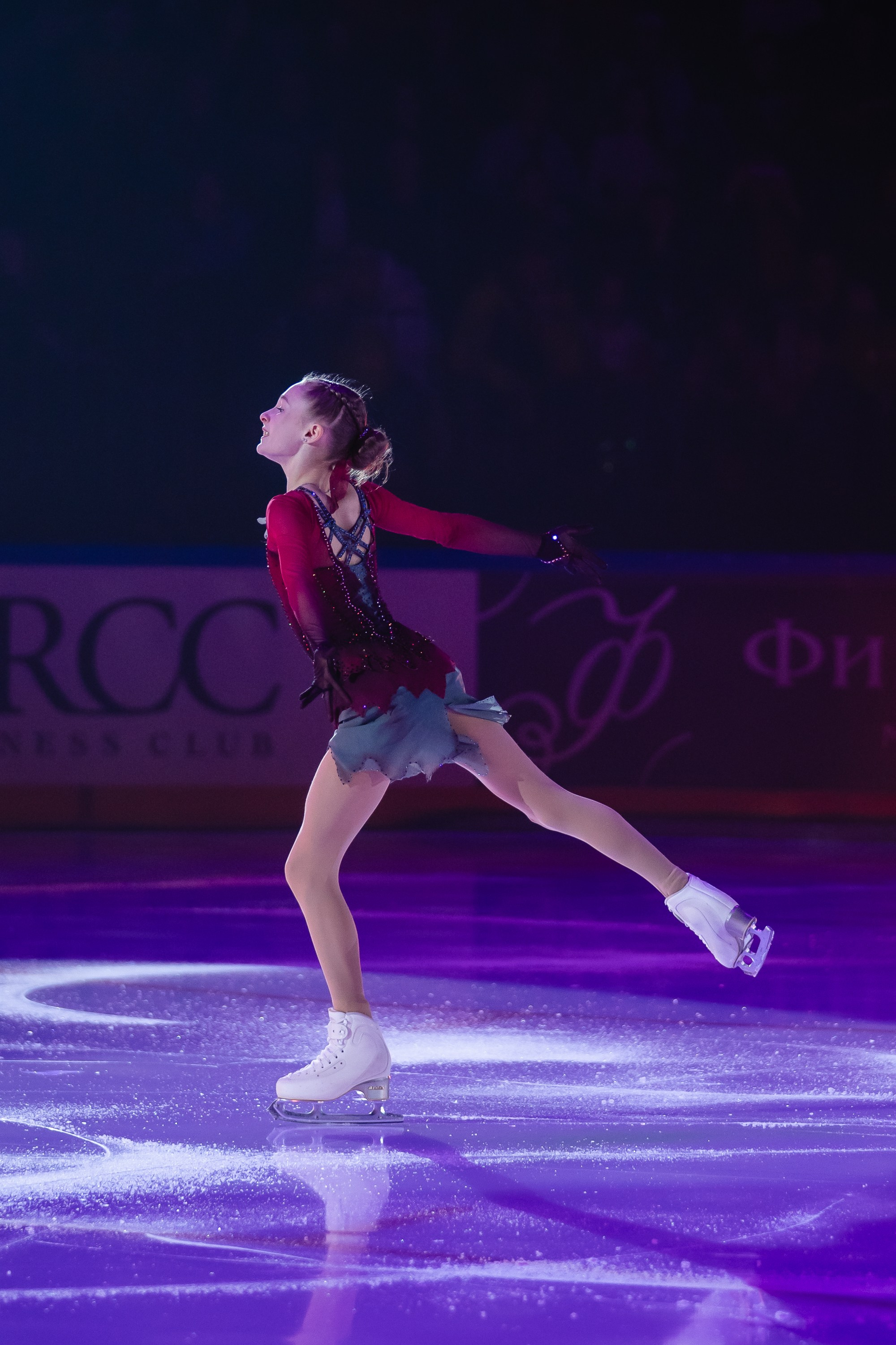 Шоу «Чемпионы на льду» в Новосибирске. Воробьева Ксения — Спортивный и танцевальный фотограф Новосибирск