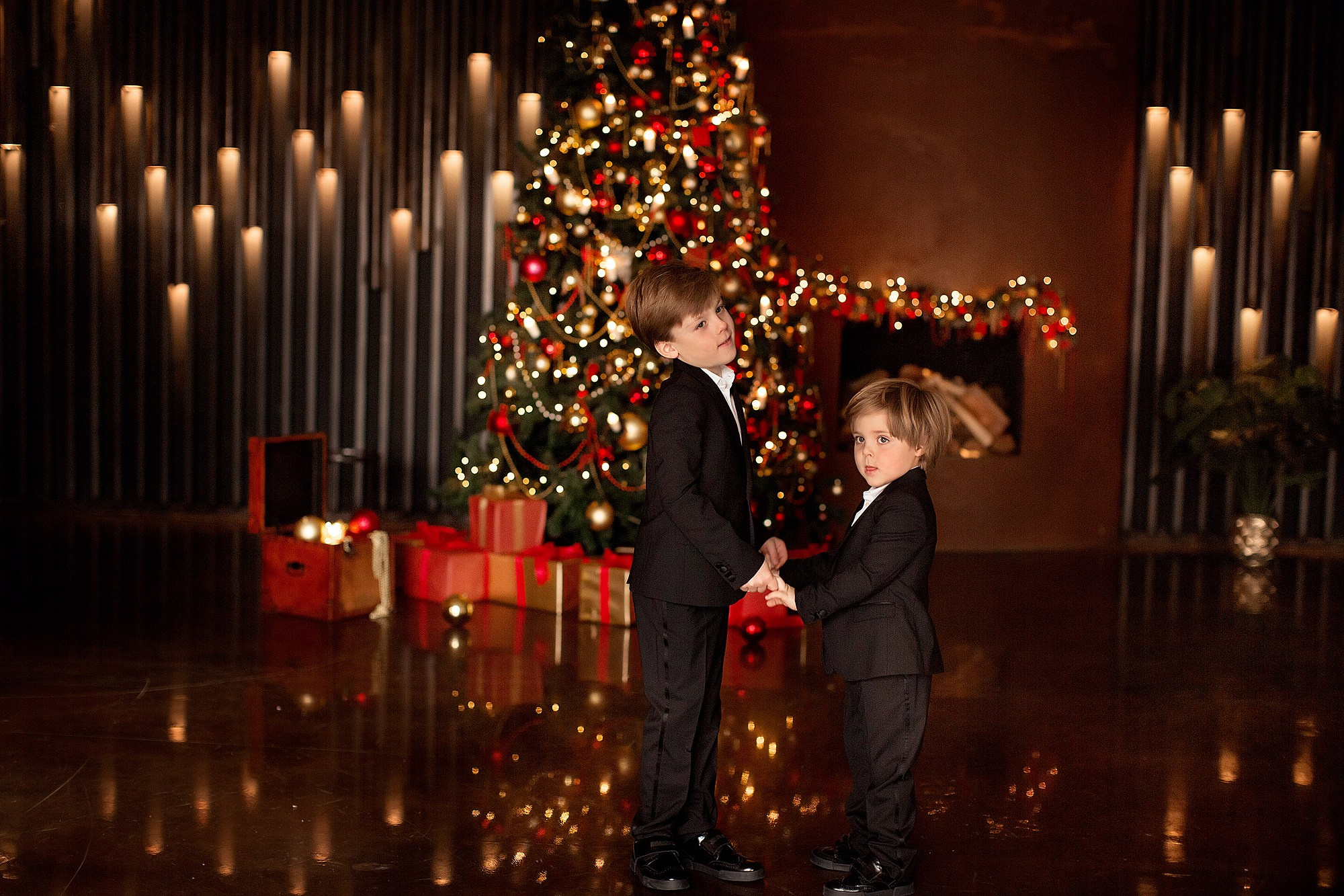Новогодняя Фотосессия в вечернем стиле. Tatyana Nadezhdina Family photographer