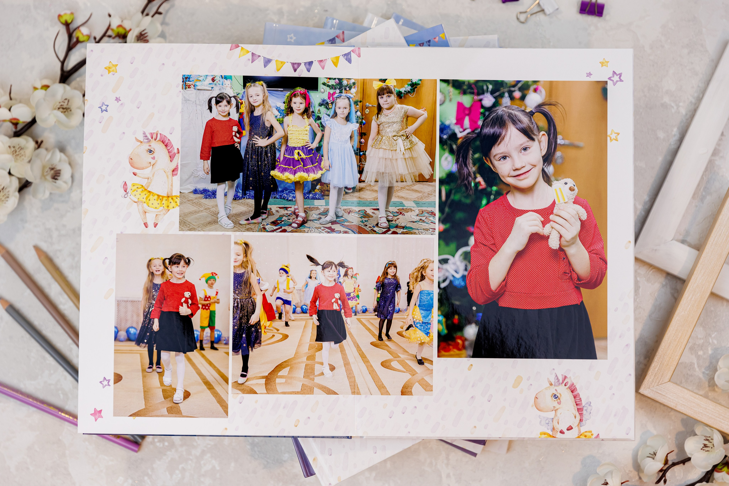 Выпускные альбомы в детский сад. Семейный и детский фотограф Комина Елена, Власиха, Одинцово