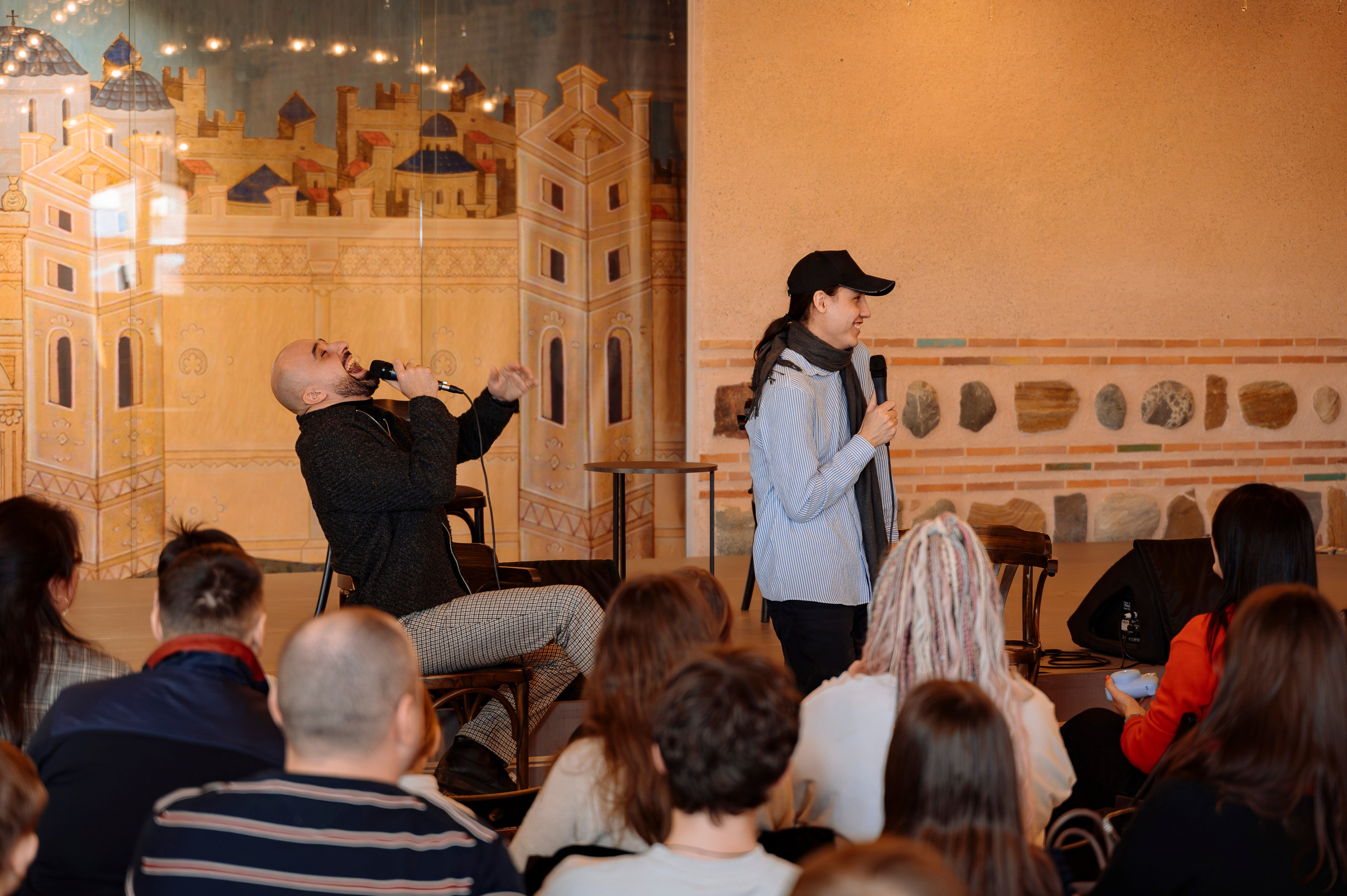 ФАН встреча участников проекта FACTOR.BY: Ибрагима Карасова и Шамхала Хачатуряна. Фотограф Беларусь — Ольга Шаповалова (Жардецкая)