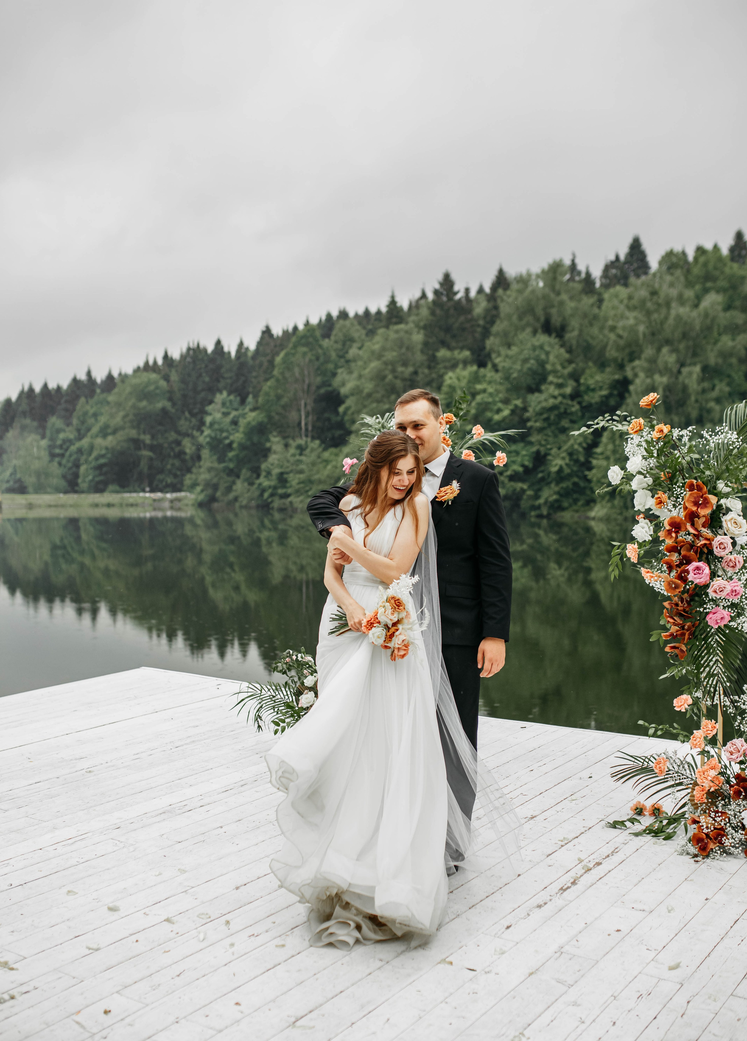 Дождливое свадебное утро Г+Л. Свадебный и семейный фотограф в Москве Вероника Сычева