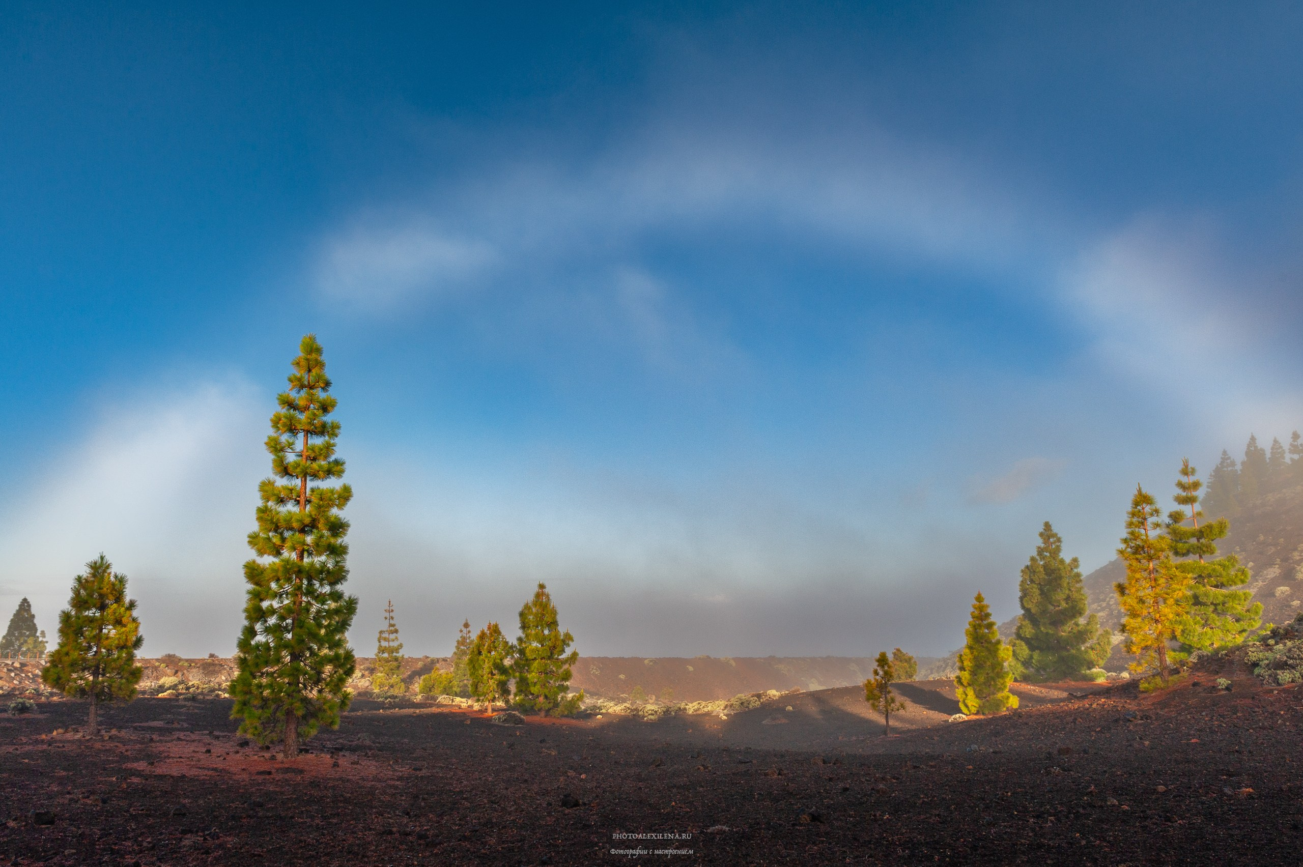 В кальдере вулкана. Авторские стильные фотокартины