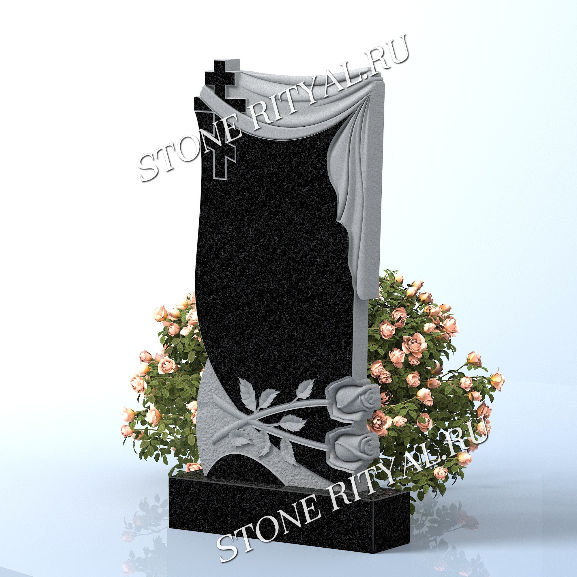 Вертикальные памятники фигурные. Изготовление и установка памятников в Москве и МО