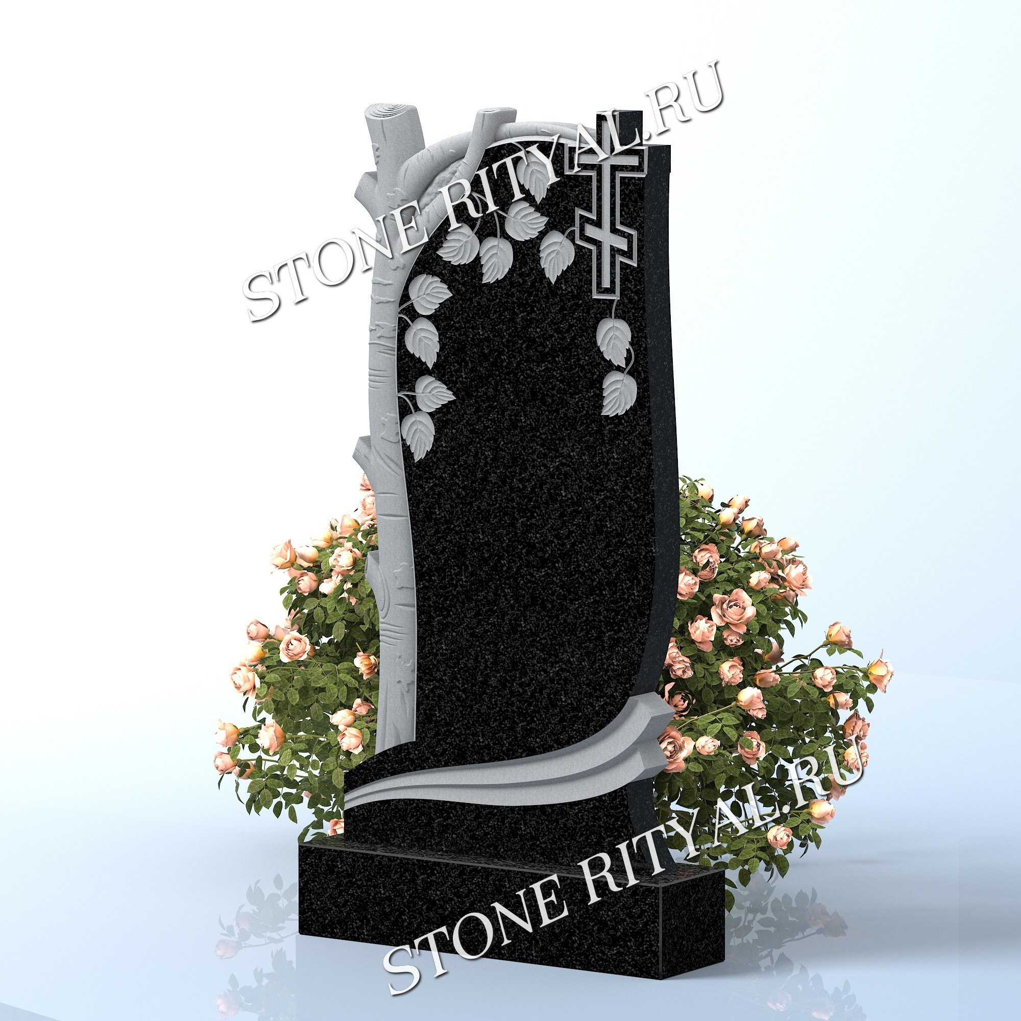 Вертикальные памятники фигурные. Изготовление и установка памятников в Москве и МО