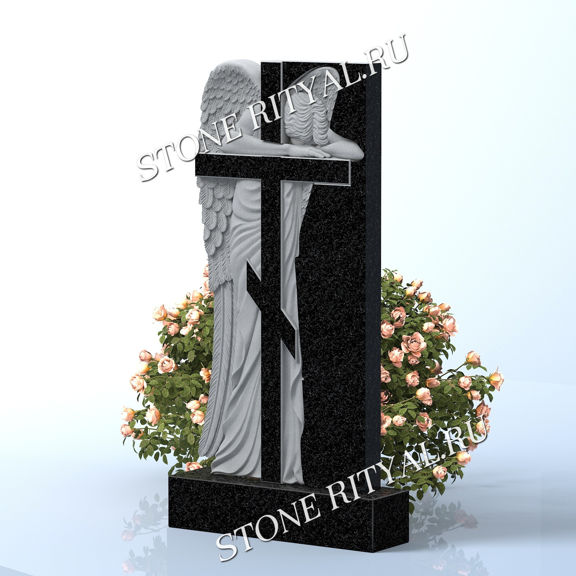 Вертикальные памятники фигурные. Изготовление и установка памятников в Москве и МО