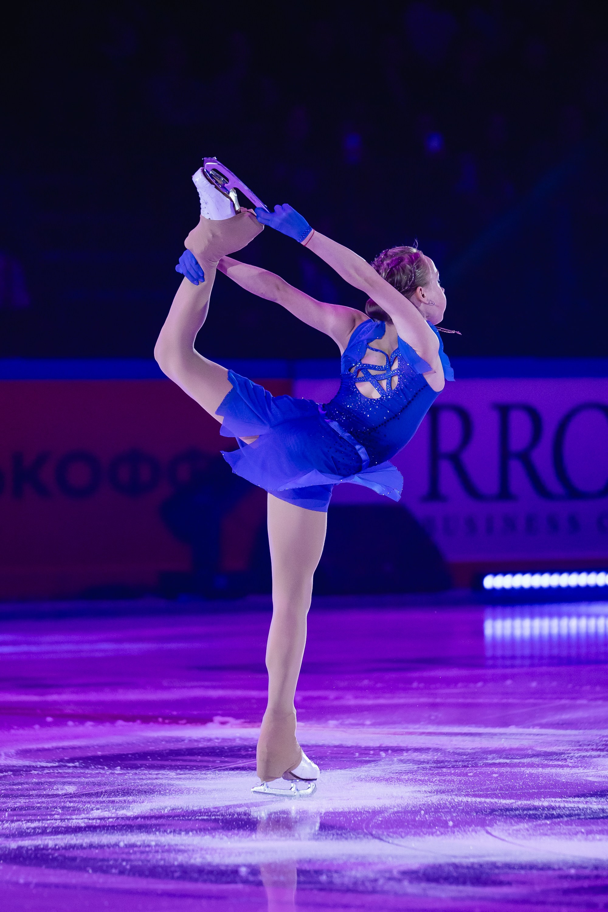 Шоу «Чемпионы на льду» в Новосибирске. Воробьева Ксения — Спортивный и танцевальный фотограф Новосибирск