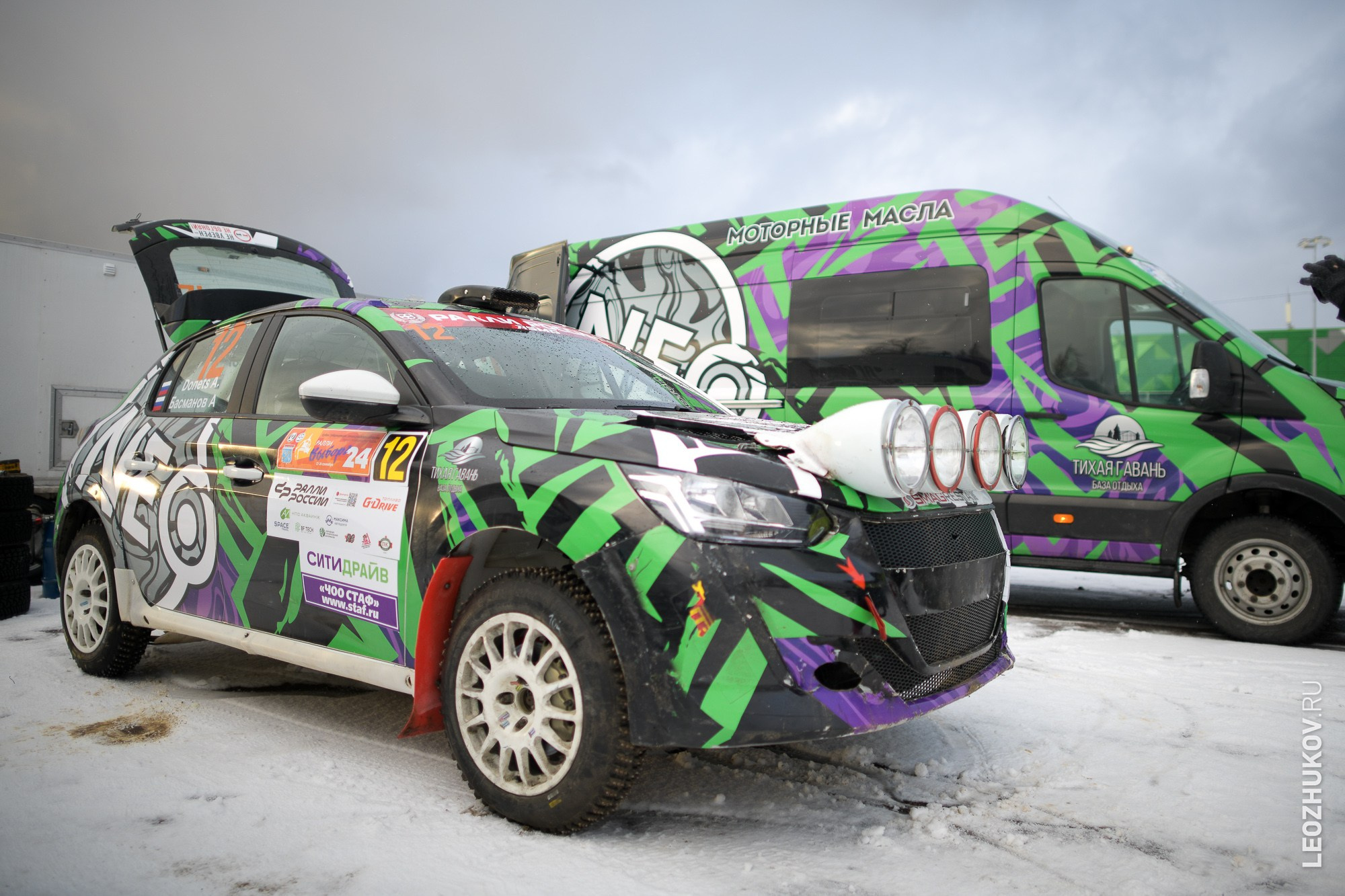 Rally Vyborg 2024. Sports photographer Leonid Zhukov